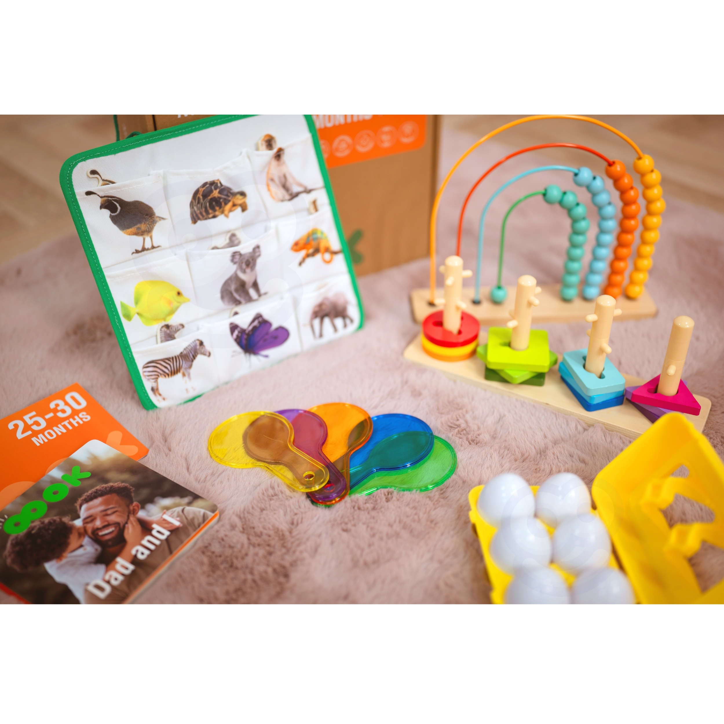 Box pudełko xxl montessori edukacyjne 7w1 sensoryczne 25-30 mies.