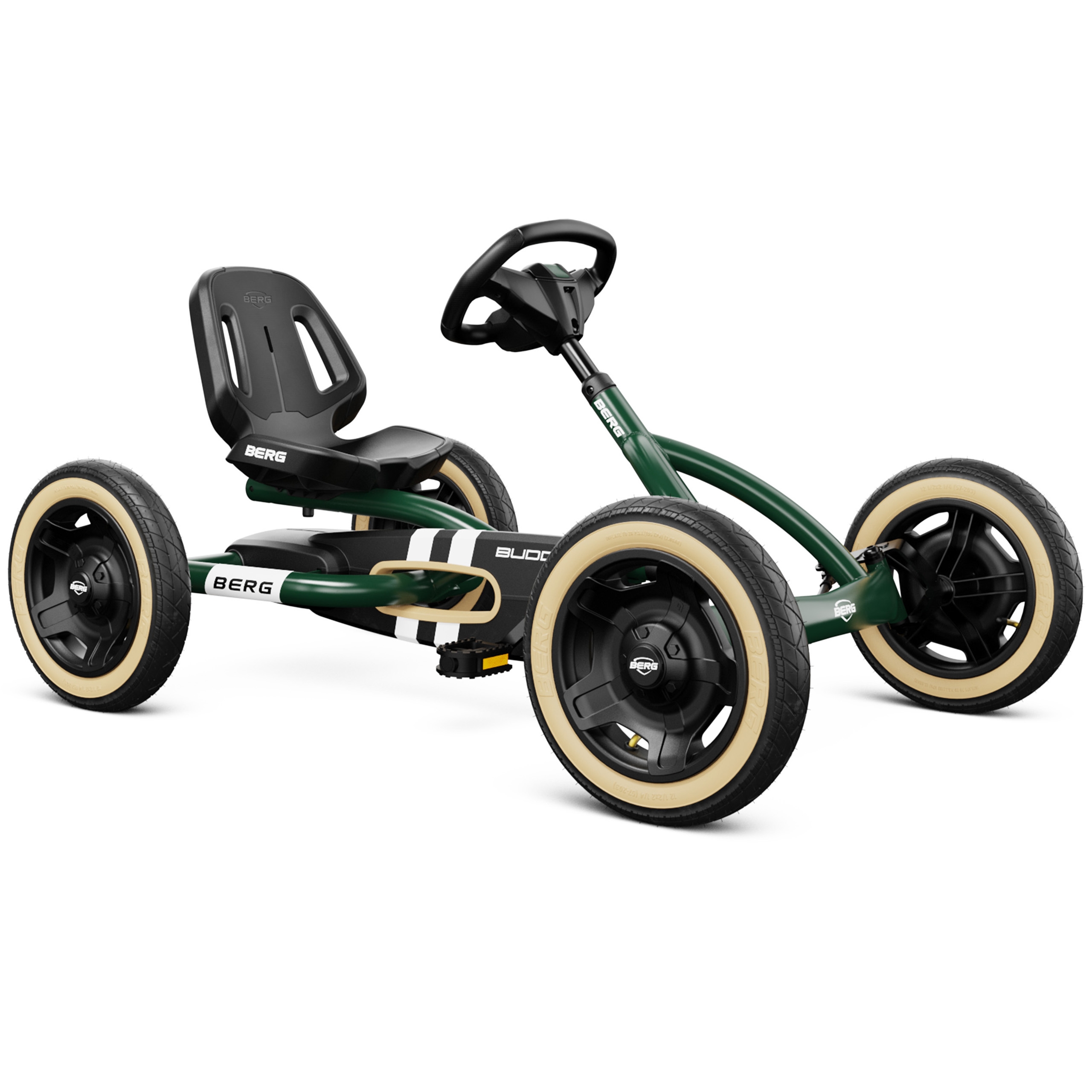 Gokart na pedały buddy retro green do 50 kg