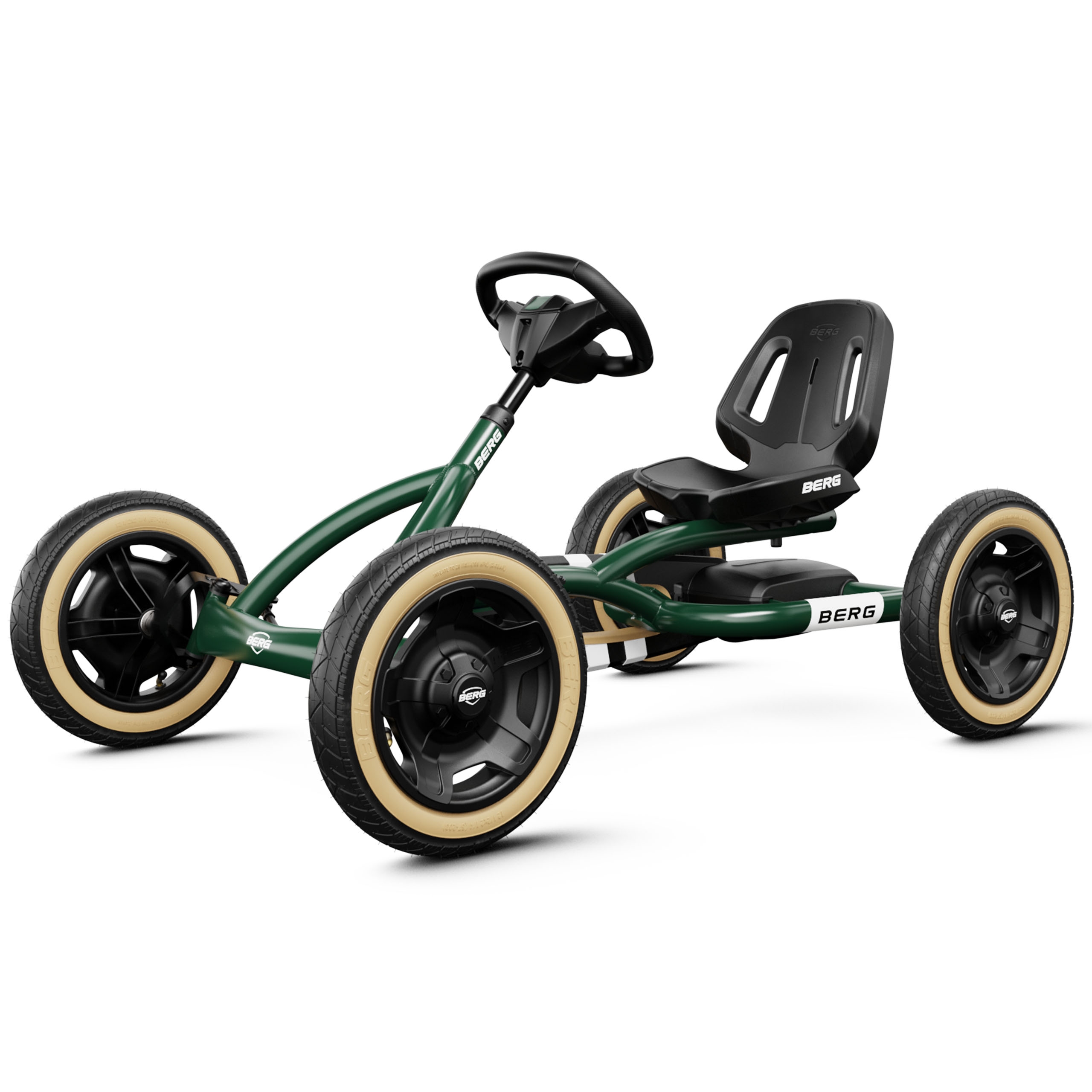 Gokart na pedały buddy retro green do 50 kg