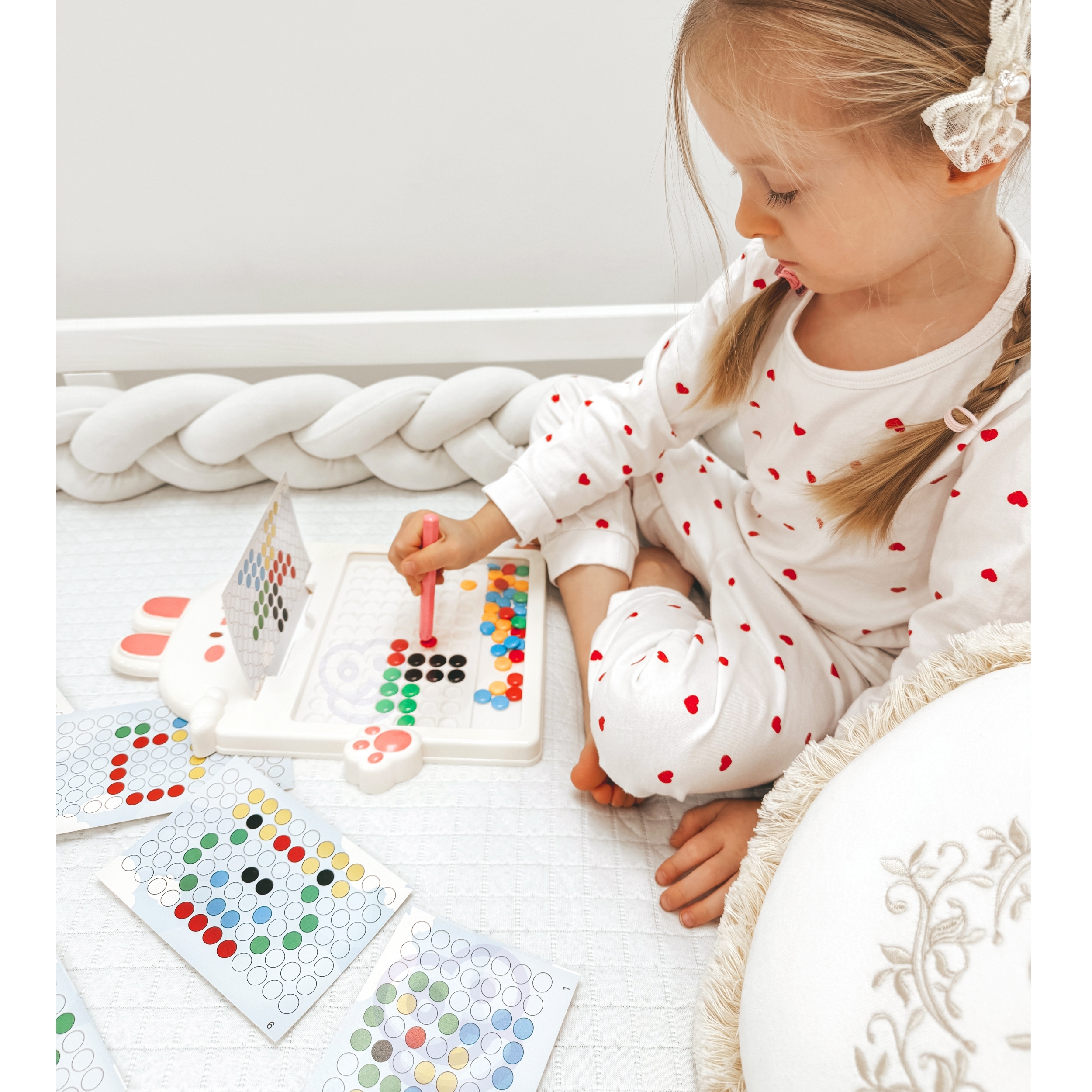 Tablica magnetyczna dla dzieci montessori magpad królik