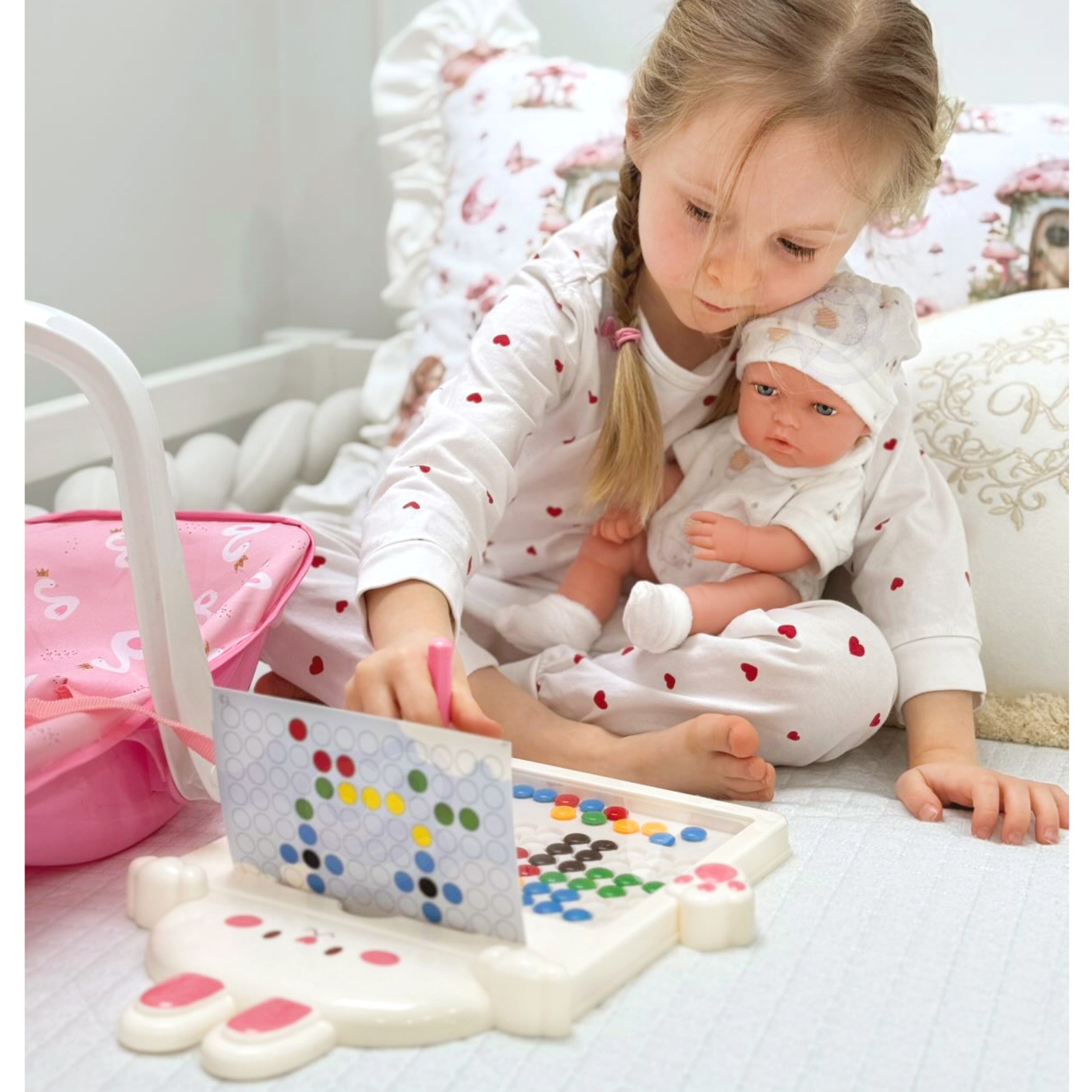 Tablica magnetyczna dla dzieci montessori magpad królik