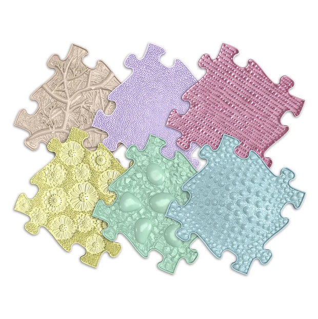 Mata sensoryczna ortopedyczna puzzle 6 elementy