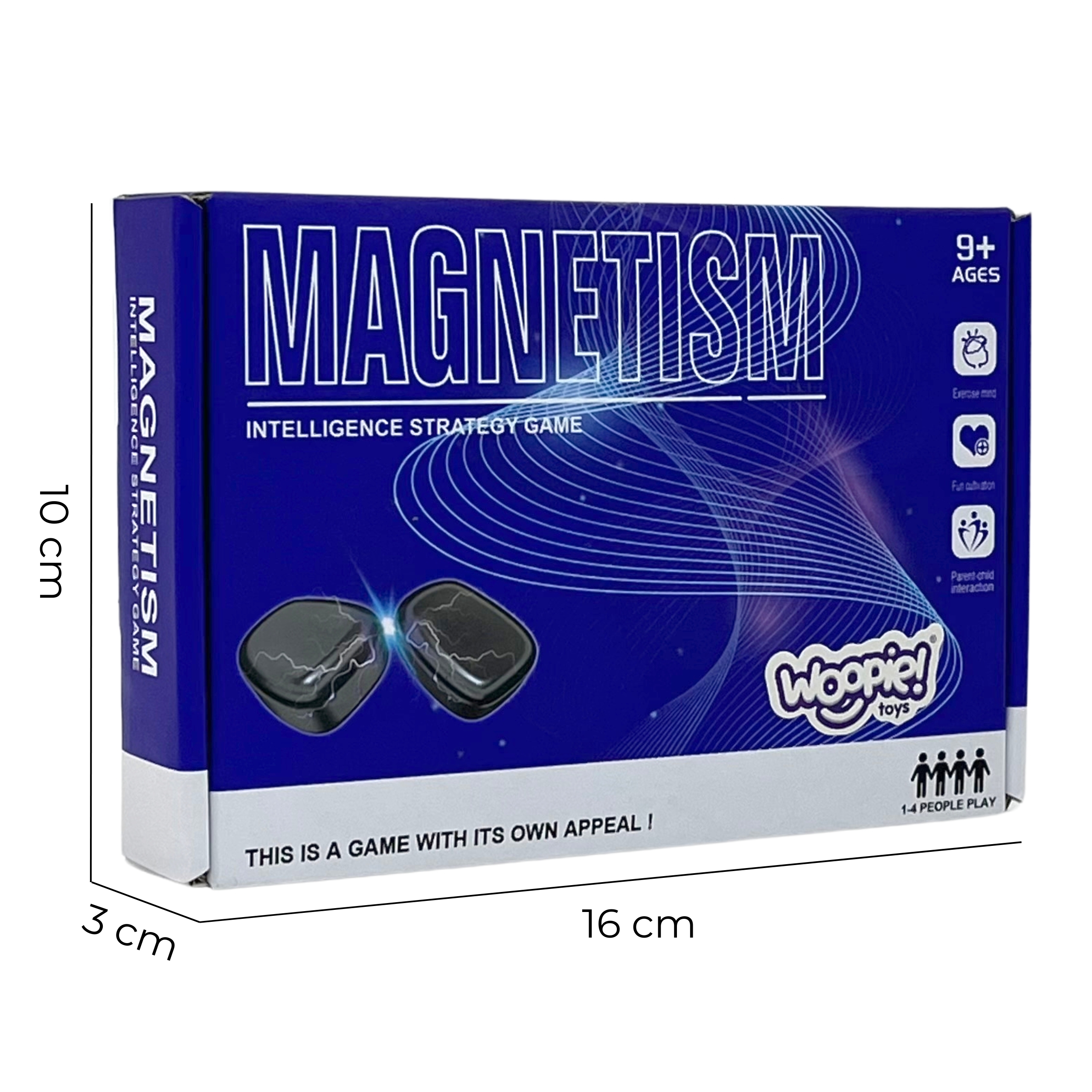 Gra kamienie magnetyczne w sznurku 27 el.