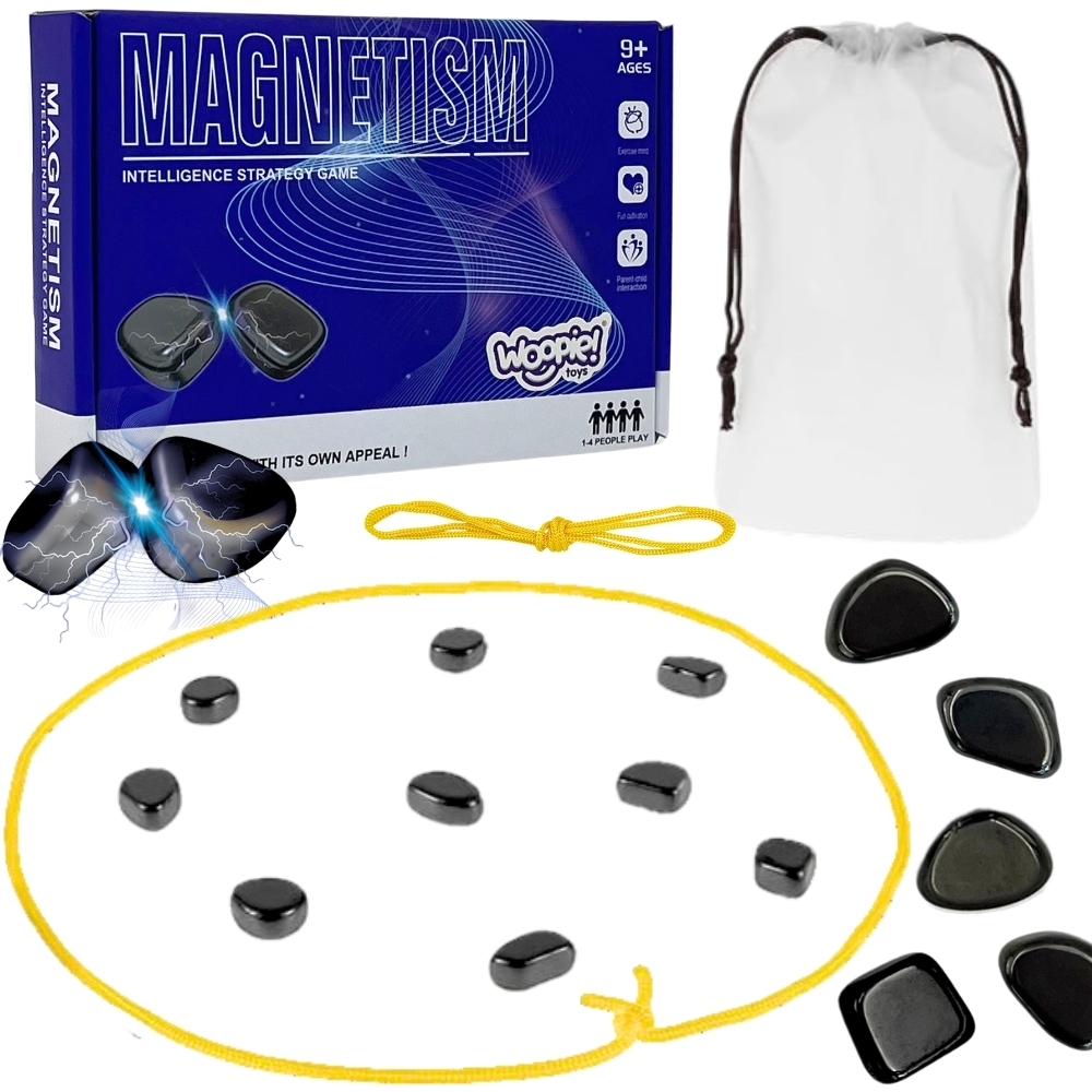 Gra kamienie magnetyczne w sznurku 27 el.