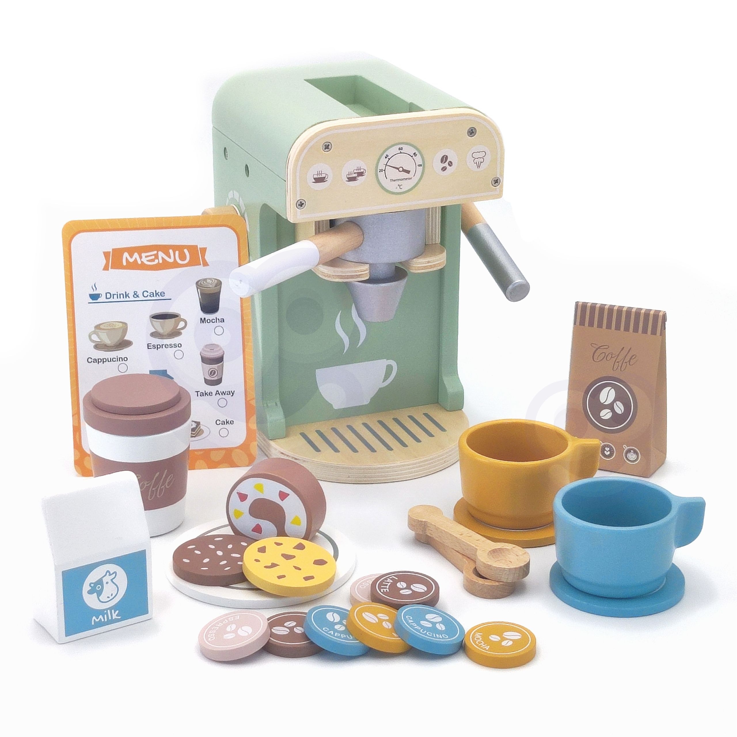 Drewniany ekspres do kawy 25 el cukiernia barista