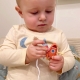 TOOKY TOY Śpiący Księżyc Balansująca Układanka Drewniana Nawlekanka Montessori