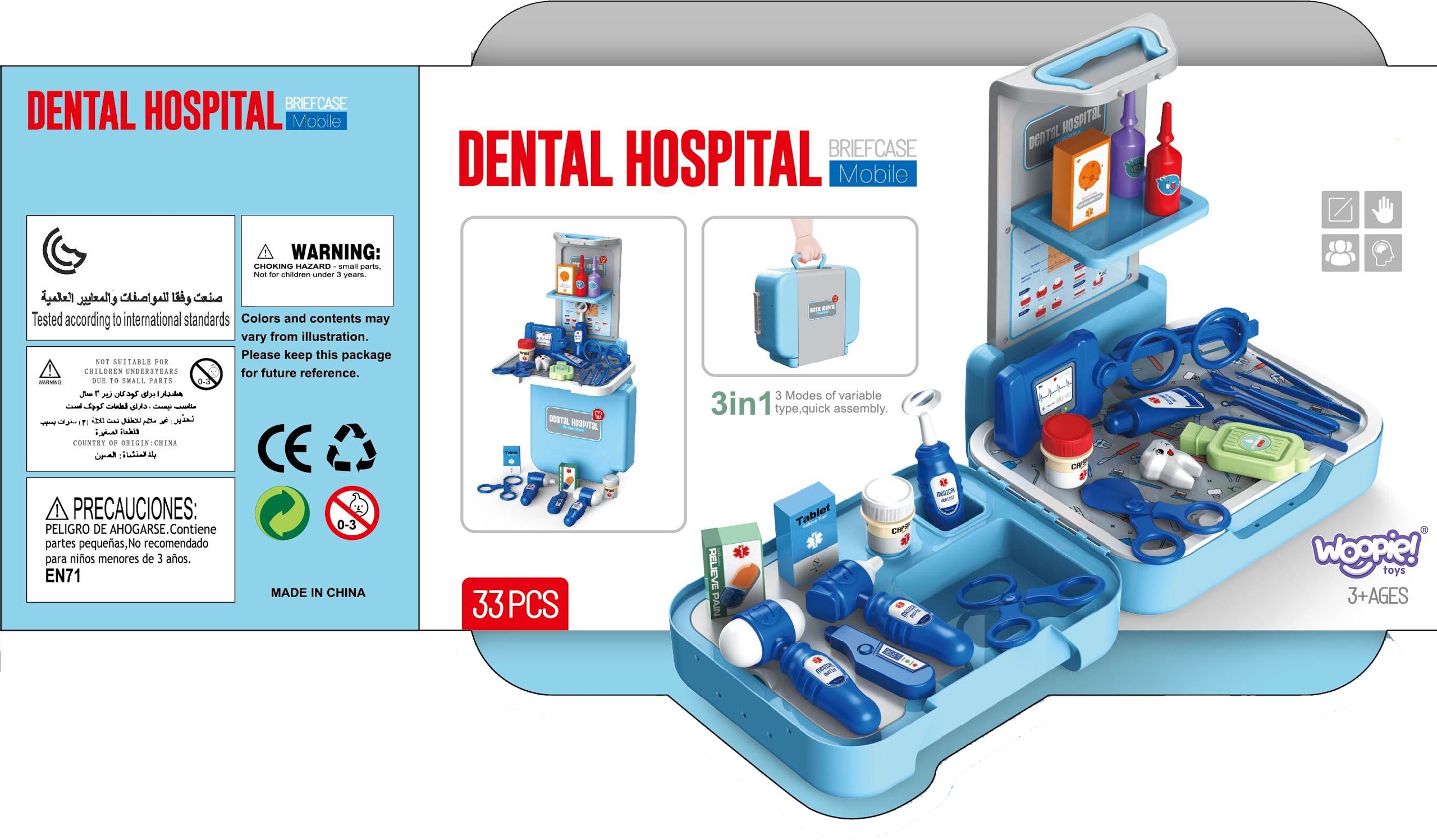 Zestaw małego dentysty lekarza 33 el.