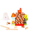 TOOKY TOY Gra Jenga Drewniana Farma