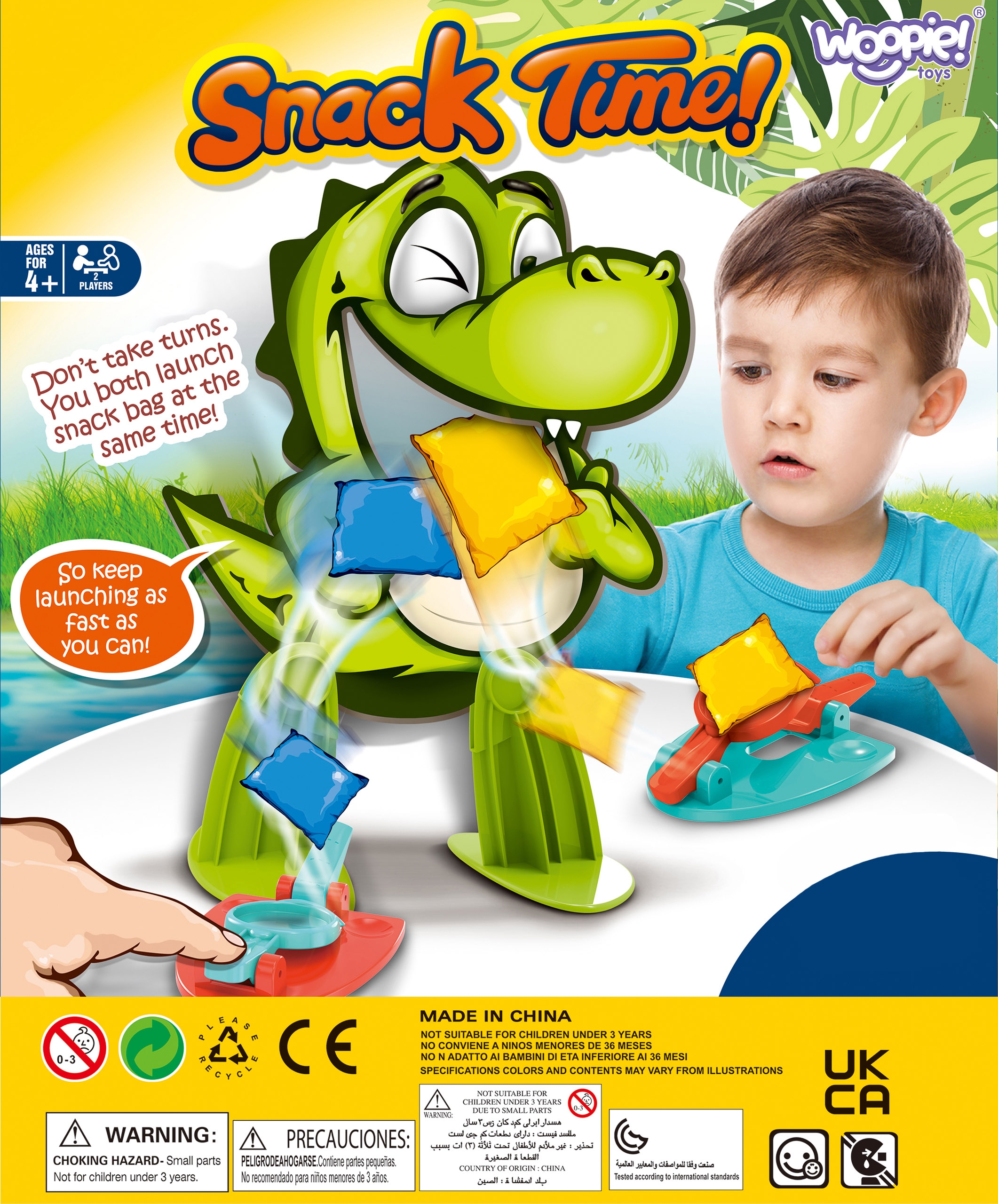 Gra zręcznościowa "głodny dinozaur"