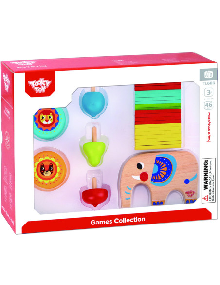 TOOKY TOY Zestaw Gier ręcznościowych 46el.