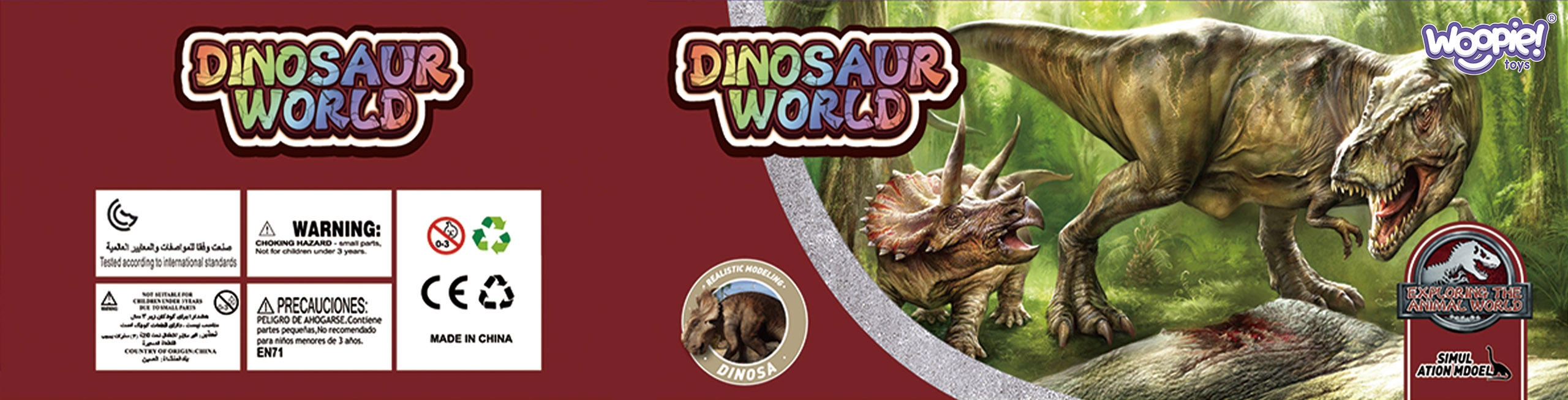 Zestaw figurki dinozaury xl + mata
