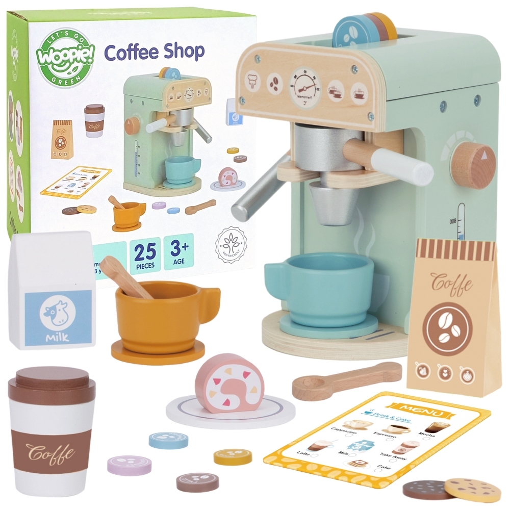 Drewniany ekspres do kawy 25 el cukiernia barista