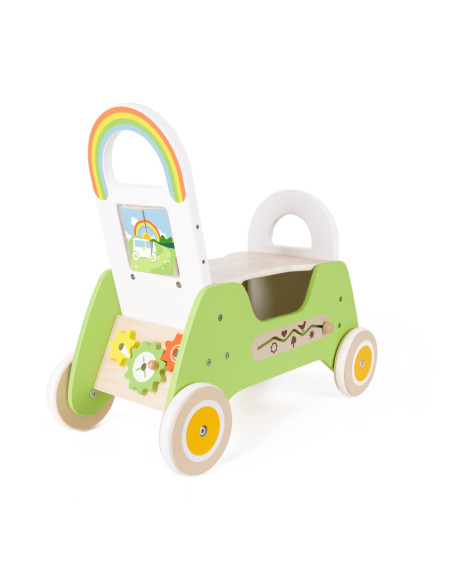 Drewniany Jeździk Pchacz Rider 2 w 1 Classic World