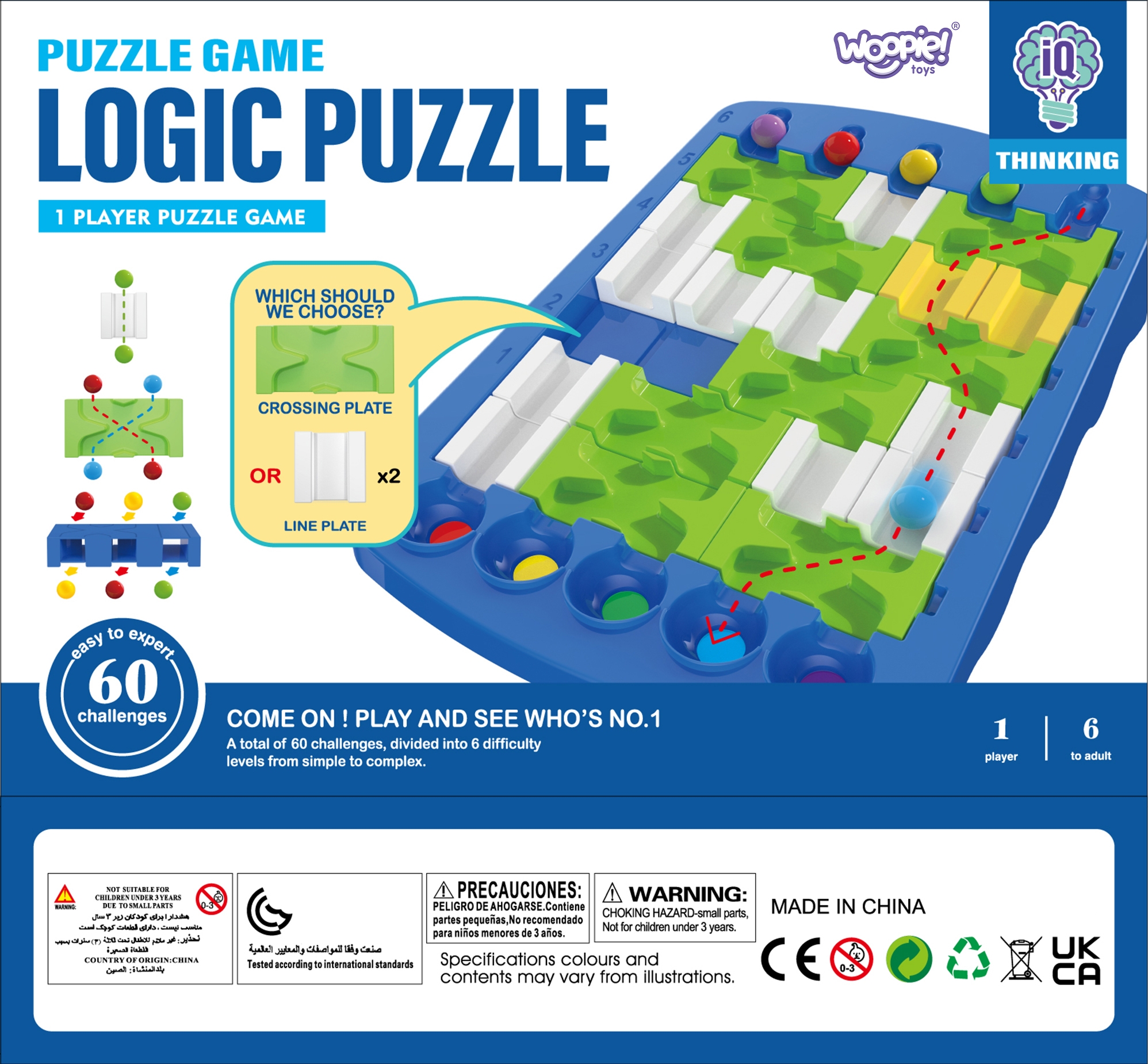 Iq gra logiczna strategiczna trening mózgu "labirynt logiczny"