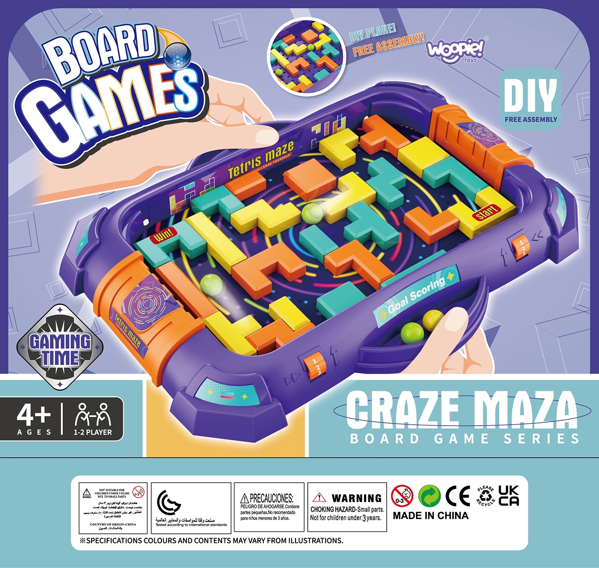 Gra zręcznościowa flipper "zwariowany labirynt"