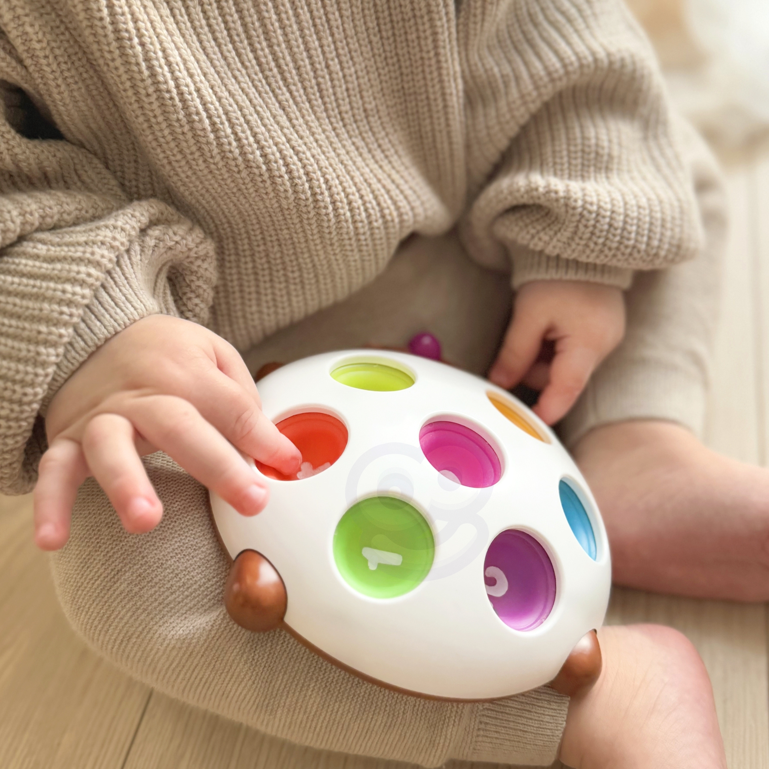 Jeżyk pop-it cyferki fidget toys