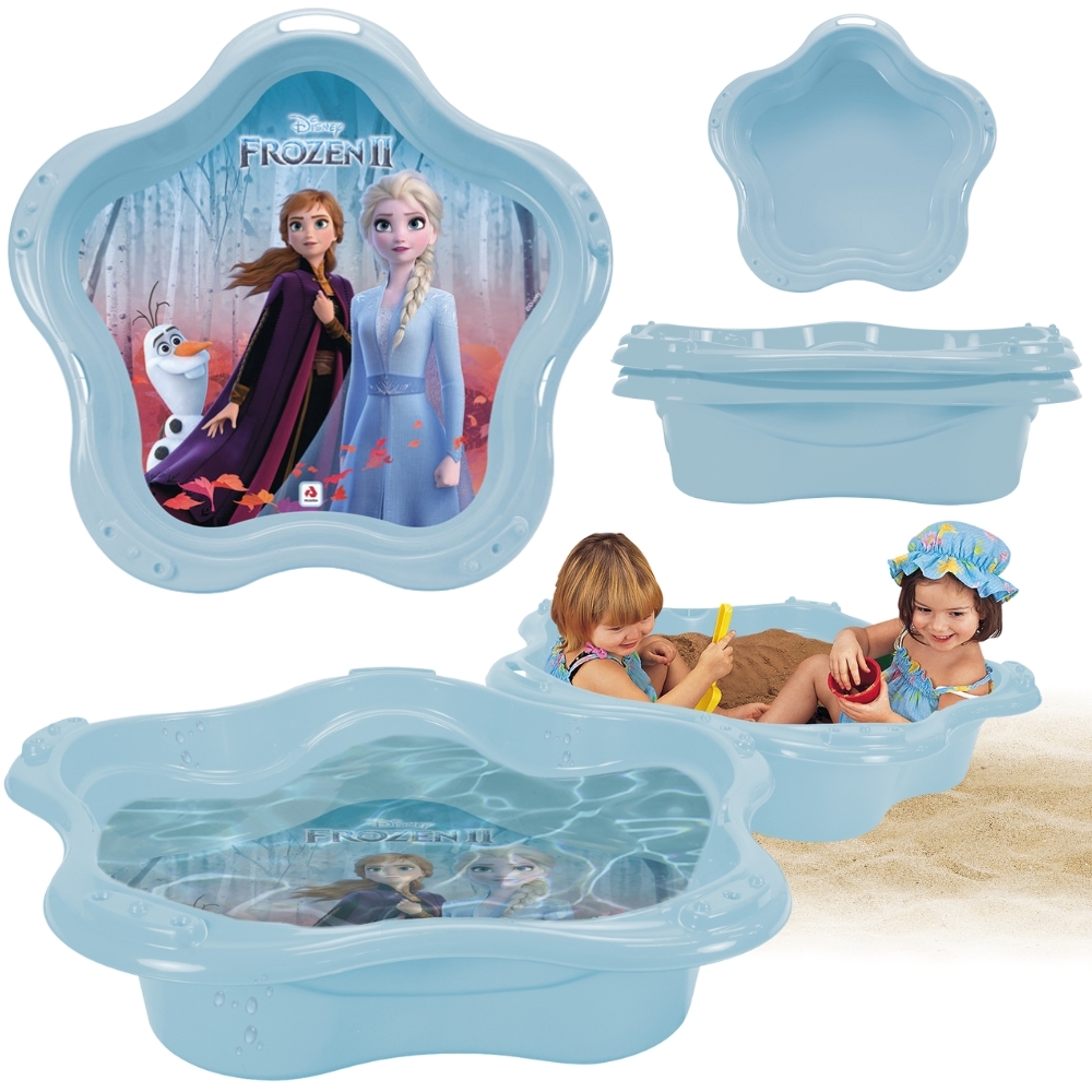 Duża piaskownica kraina lodu frozen
