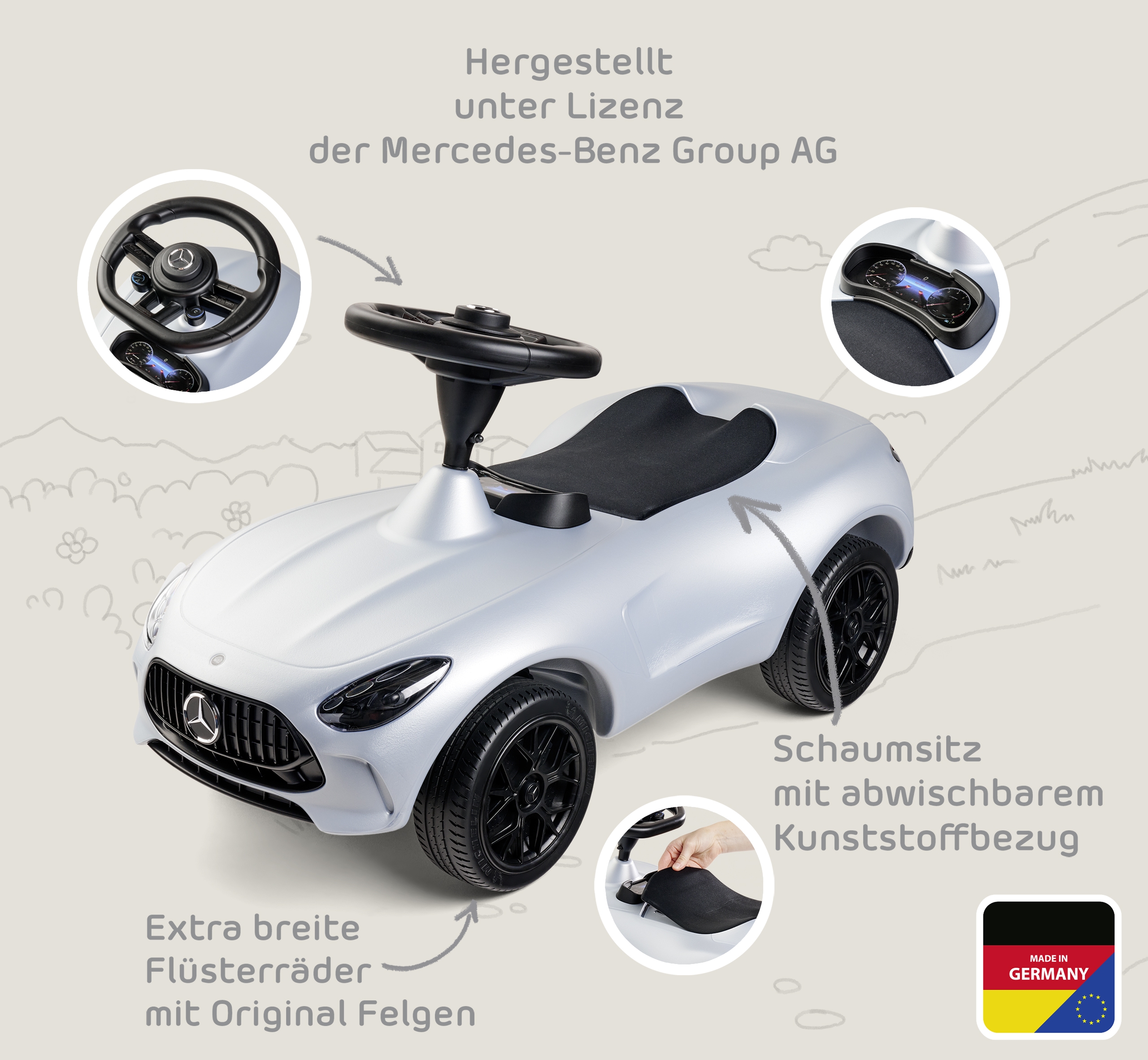 Bobby car jeździk mercedes amg gt
