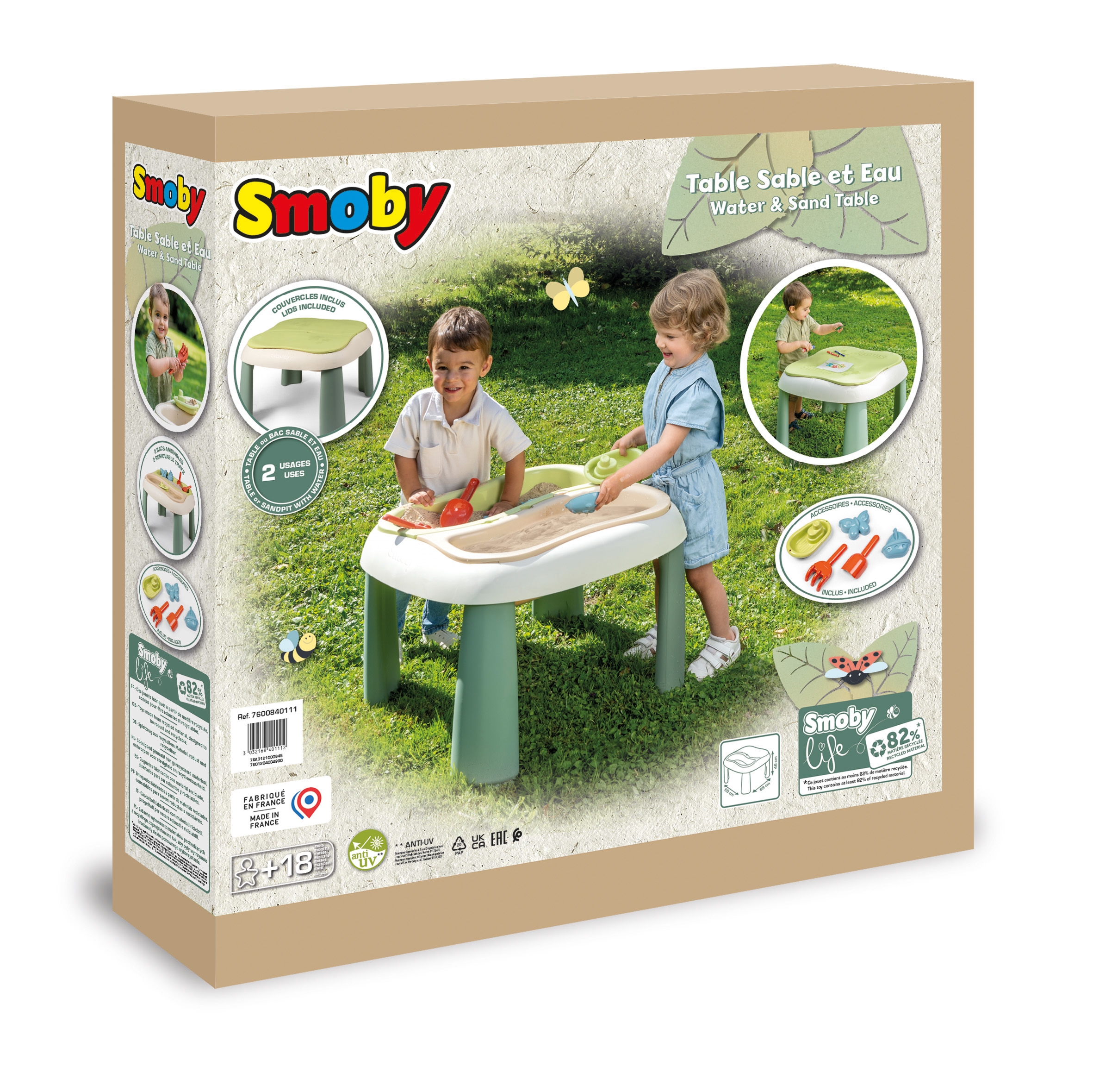 Sensoryczny Raj - Stolik Woda & Piasek Smoby