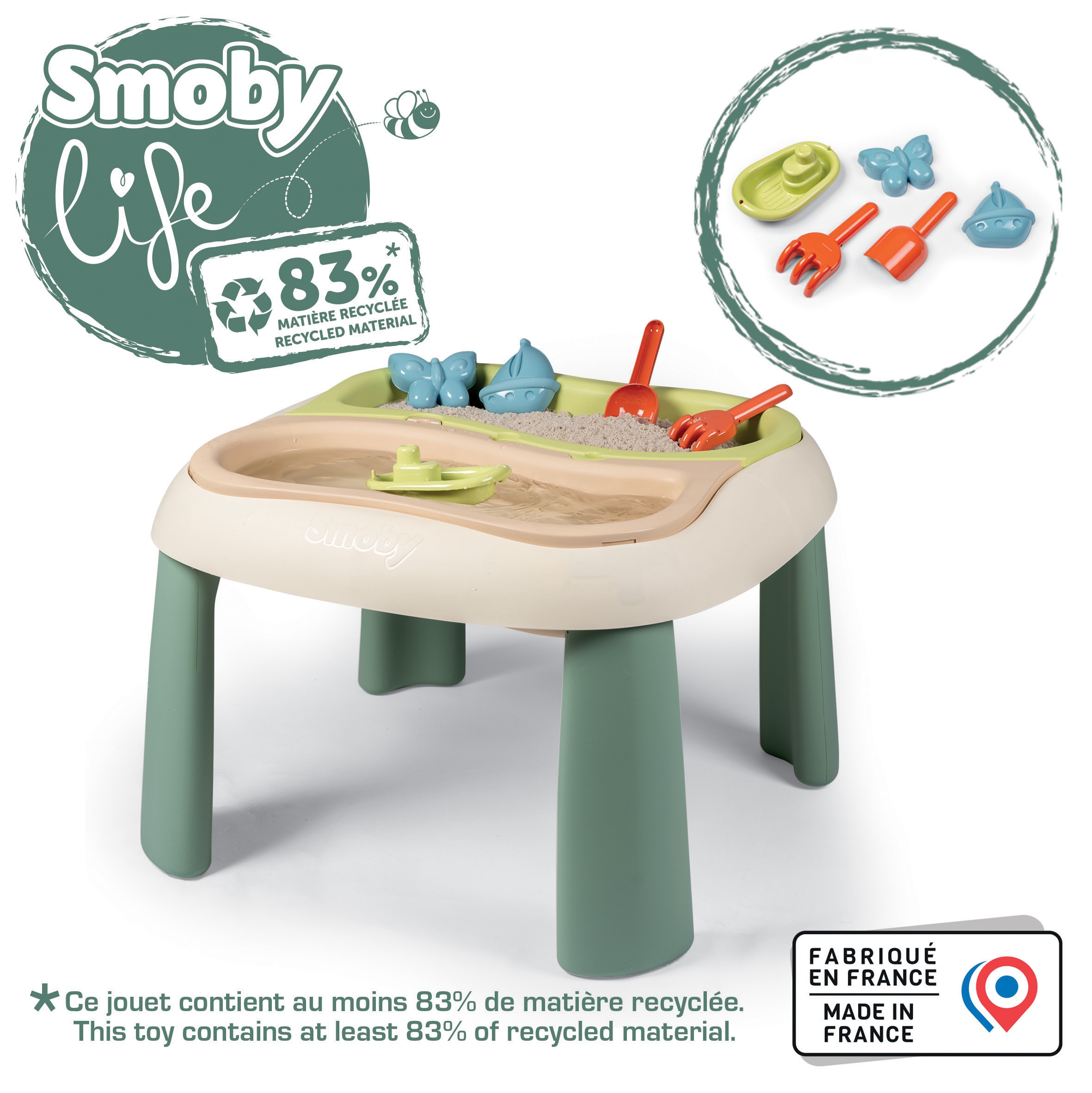 Sensoryczny Raj - Stolik Woda & Piasek Smoby