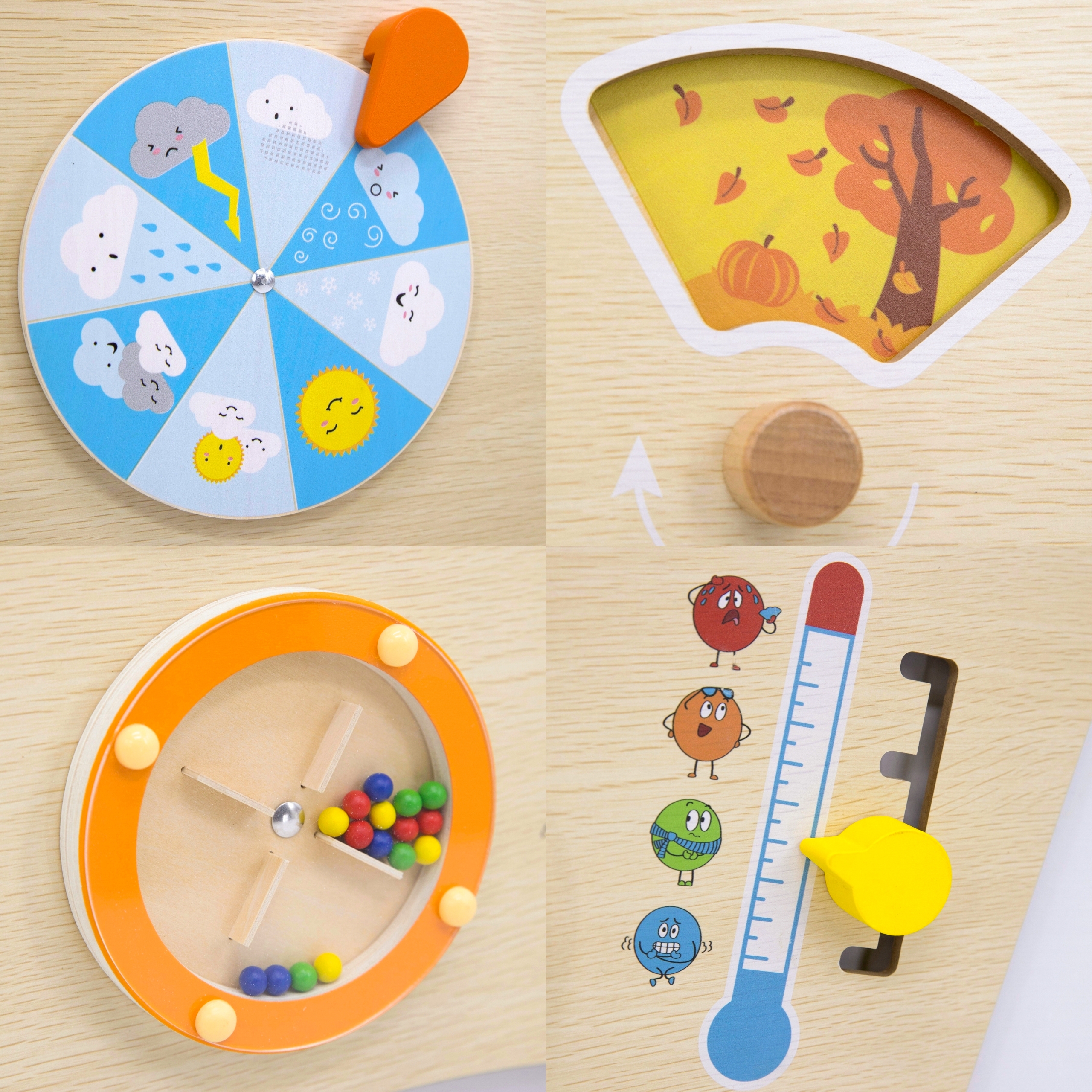 Tablica manipulacyjna ścienna łuk montessori