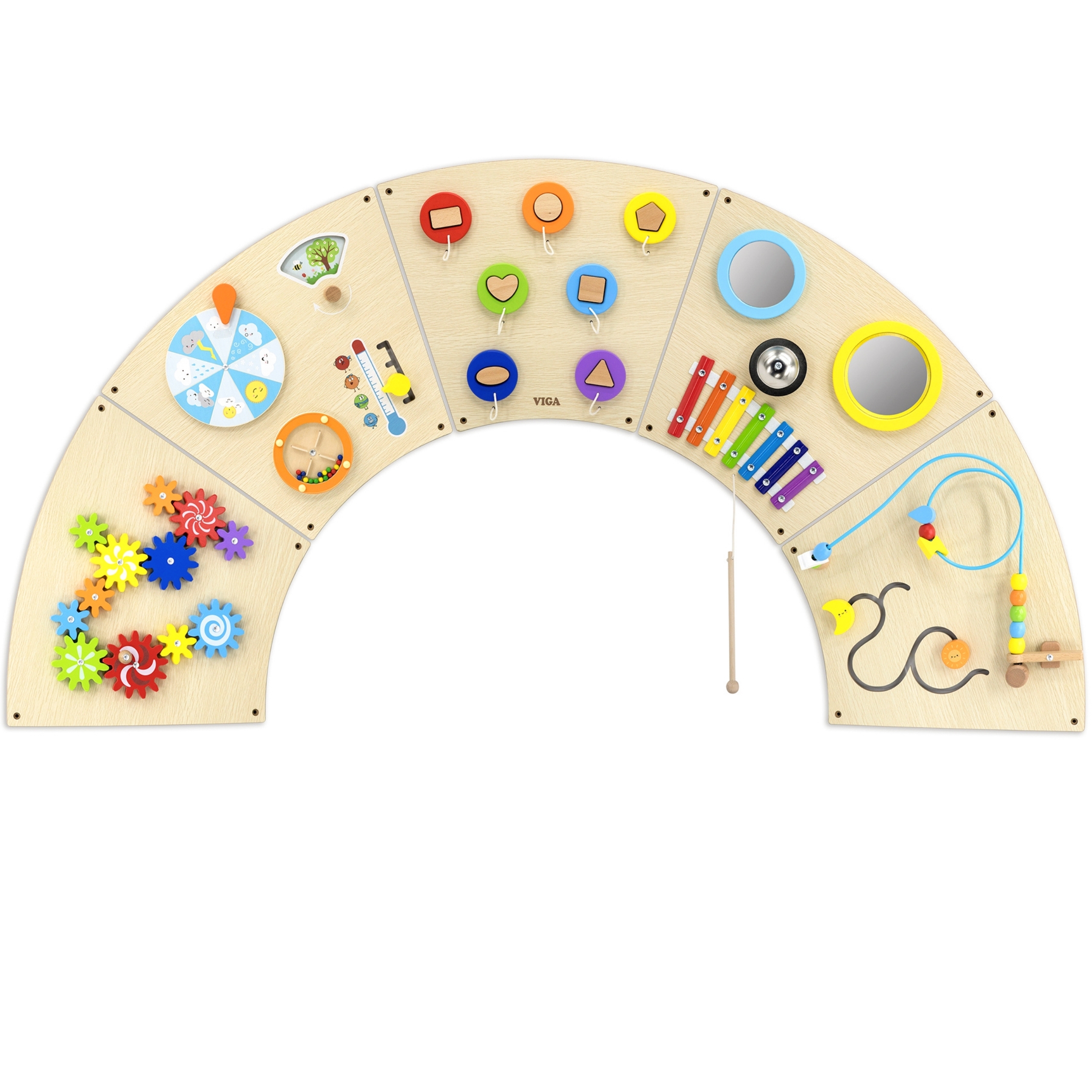 Tablica manipulacyjna ścienna łuk montessori