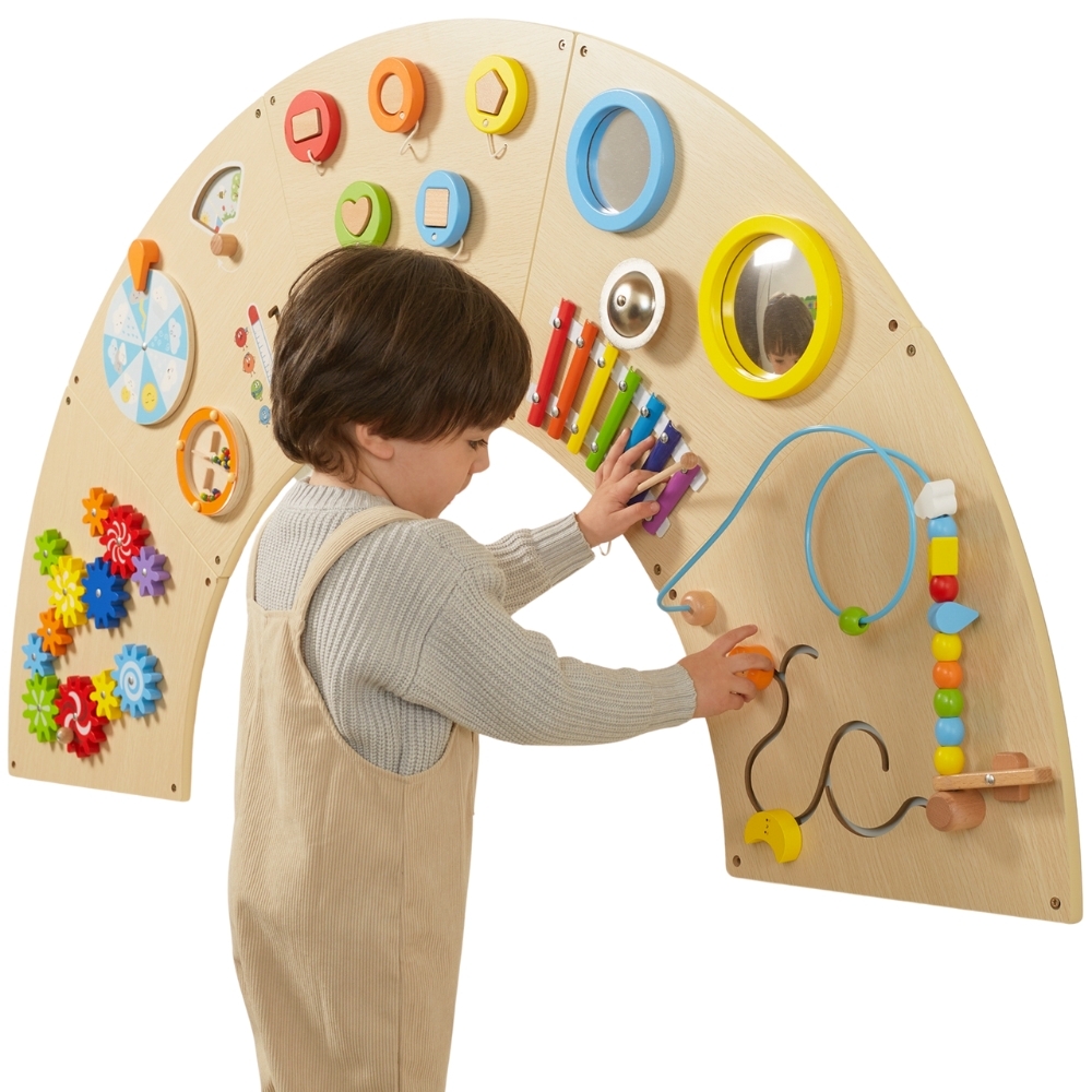 Tablica manipulacyjna ścienna łuk montessori