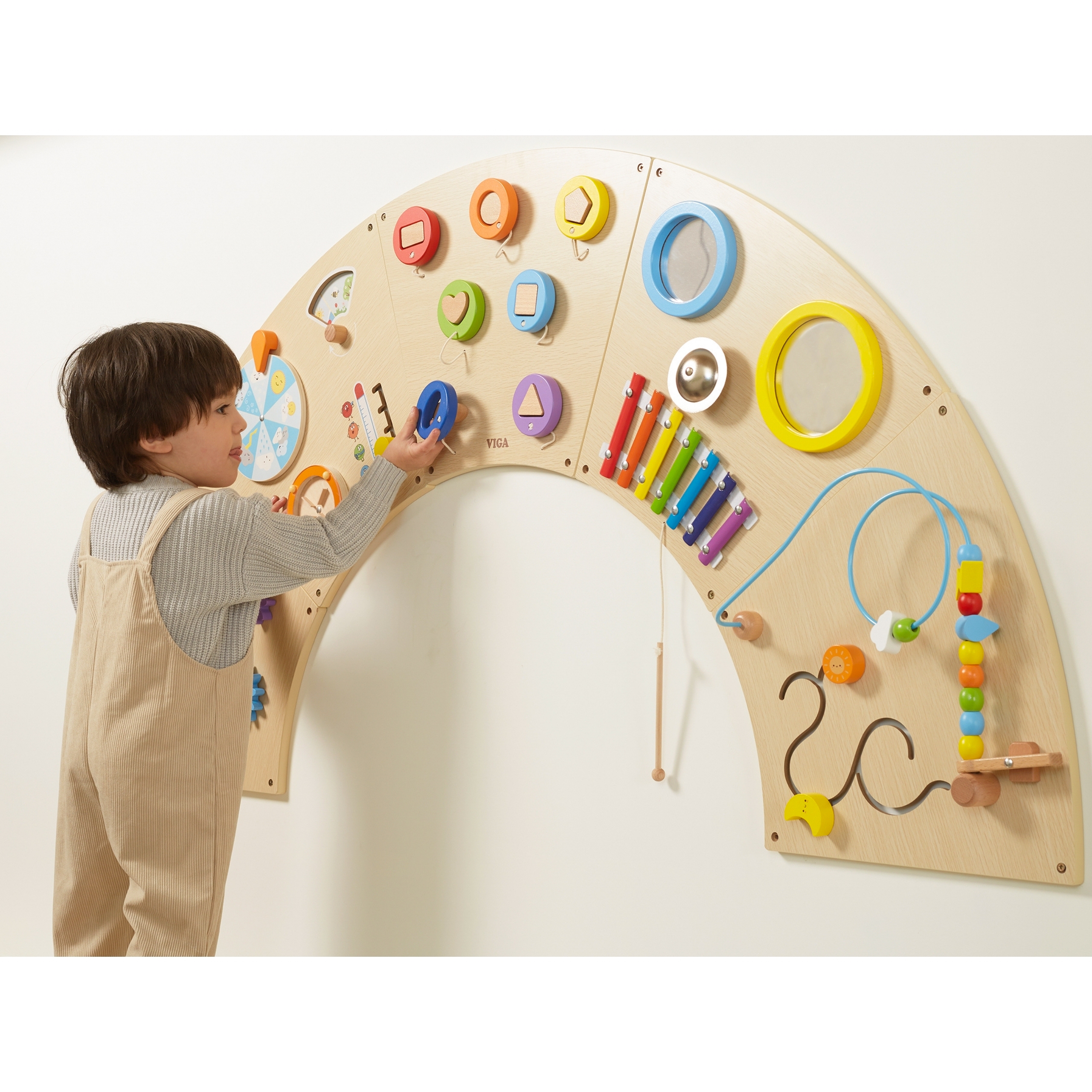 Tablica manipulacyjna ścienna łuk montessori