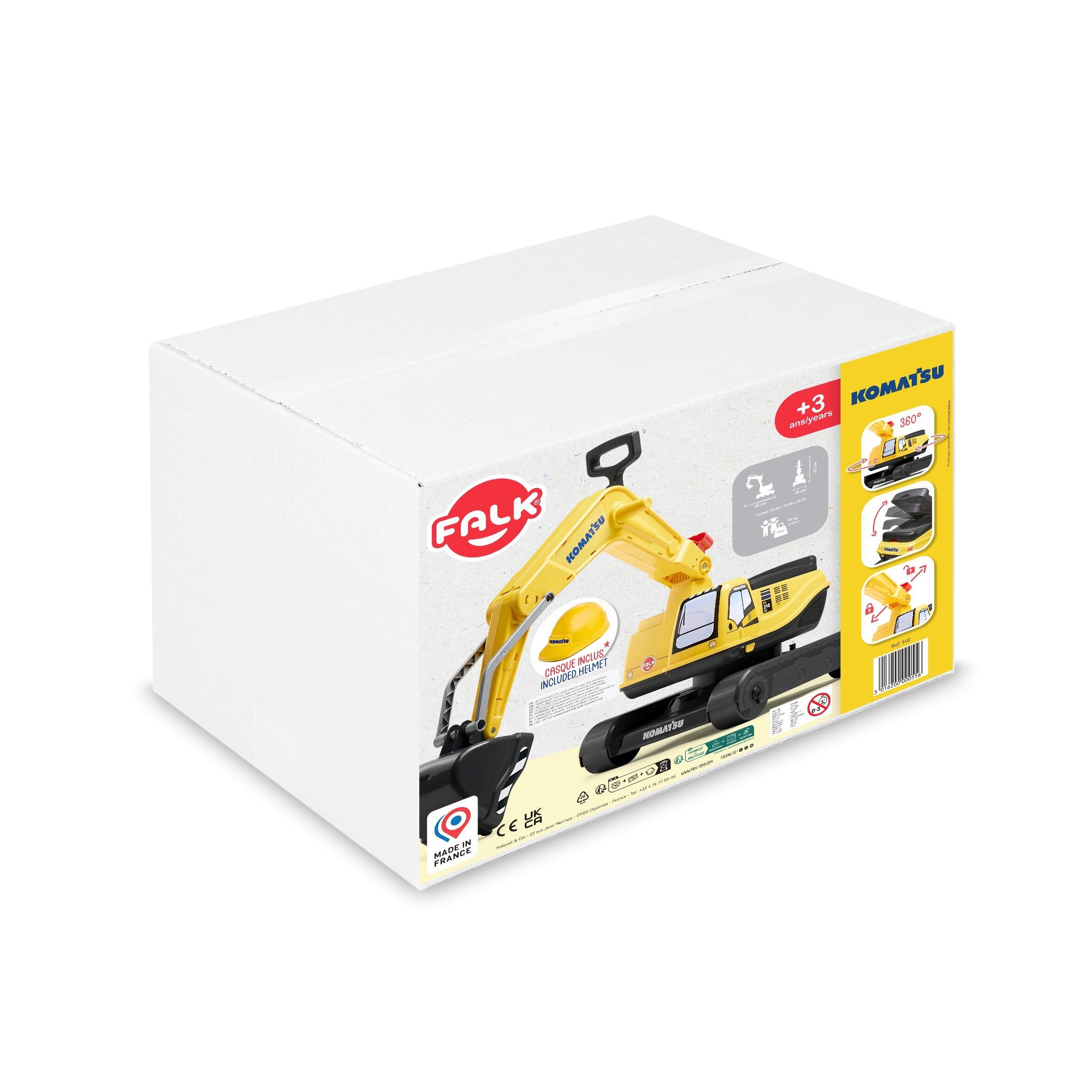 Koparka komatsu obrotowa łopata + kask