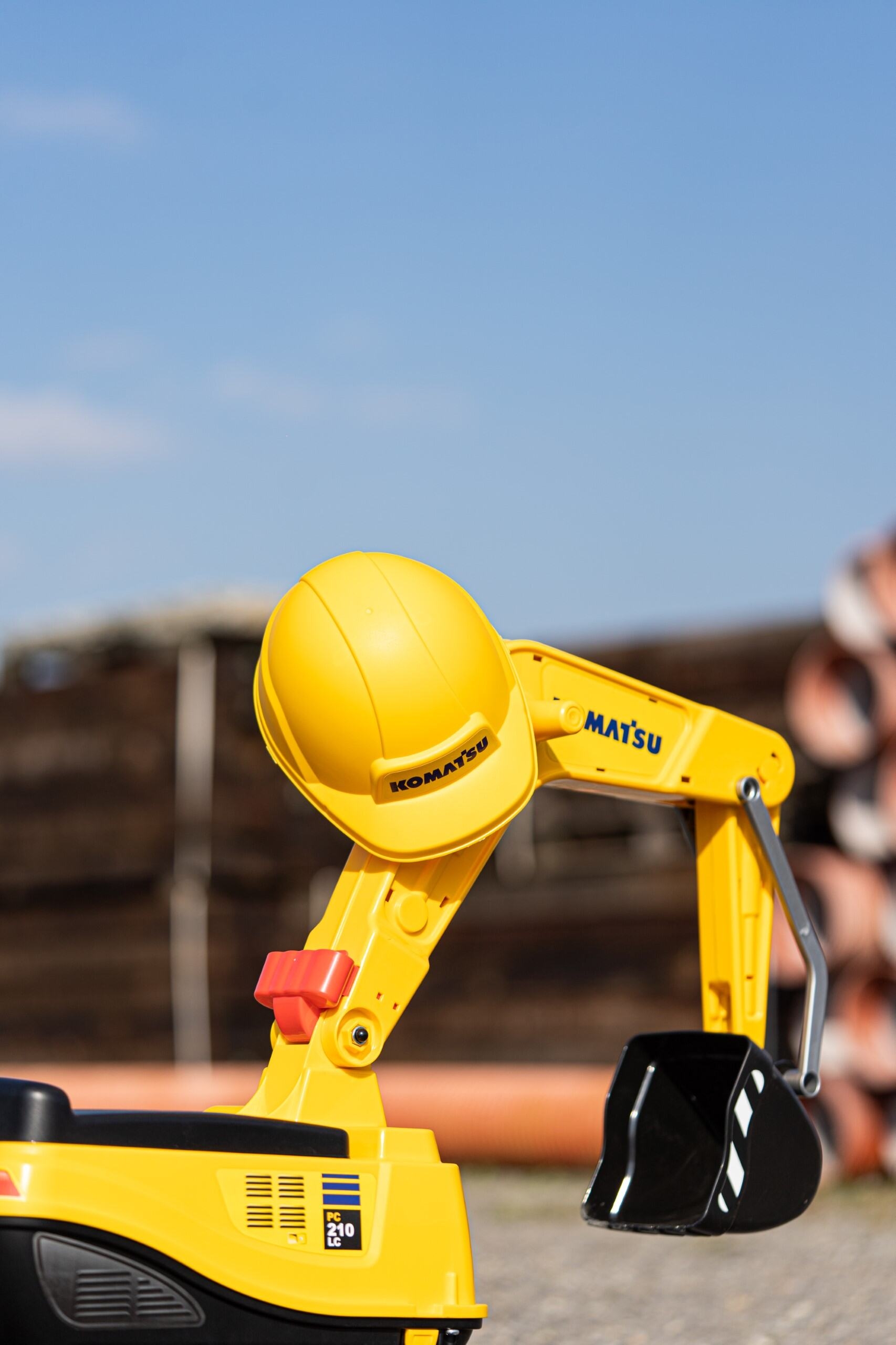 Koparka komatsu obrotowa łopata + kask