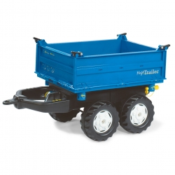 Rolly Toys rollyTrailer Przyczepa wywrotka Mega Trailer niebieska