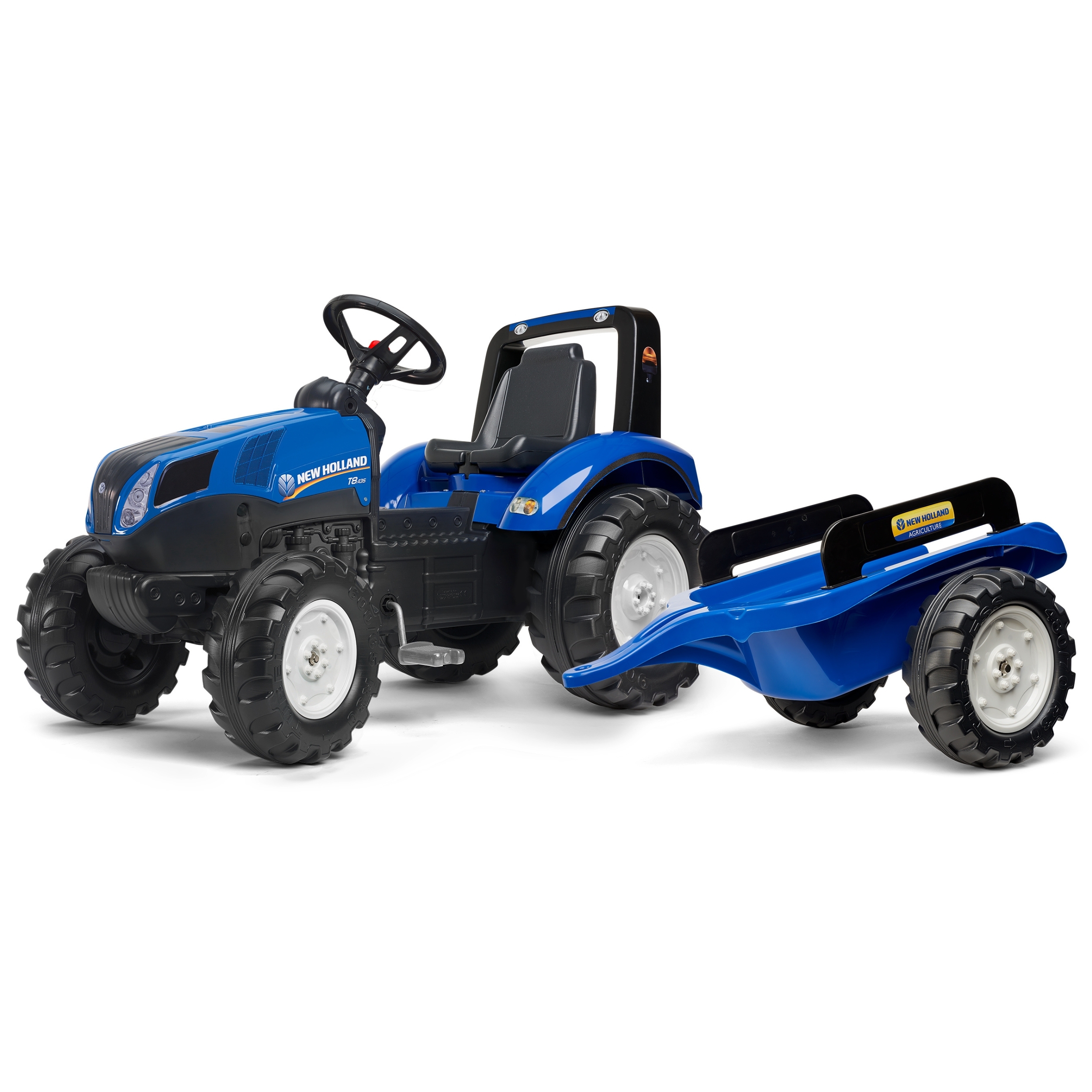 Traktor na pedały new holland duży z przyczepką od 3 lat
