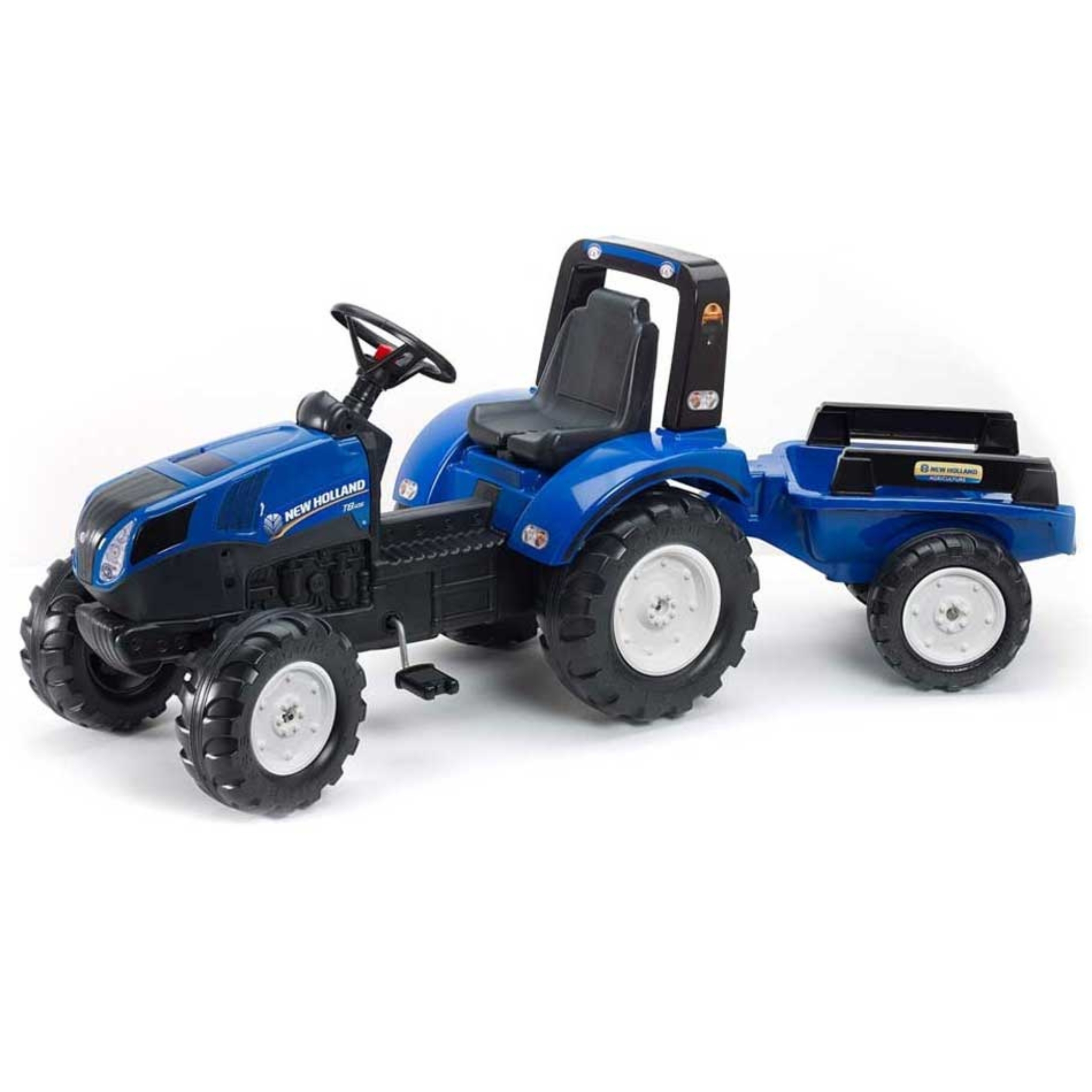 Traktor na pedały new holland duży z przyczepką od 3 lat