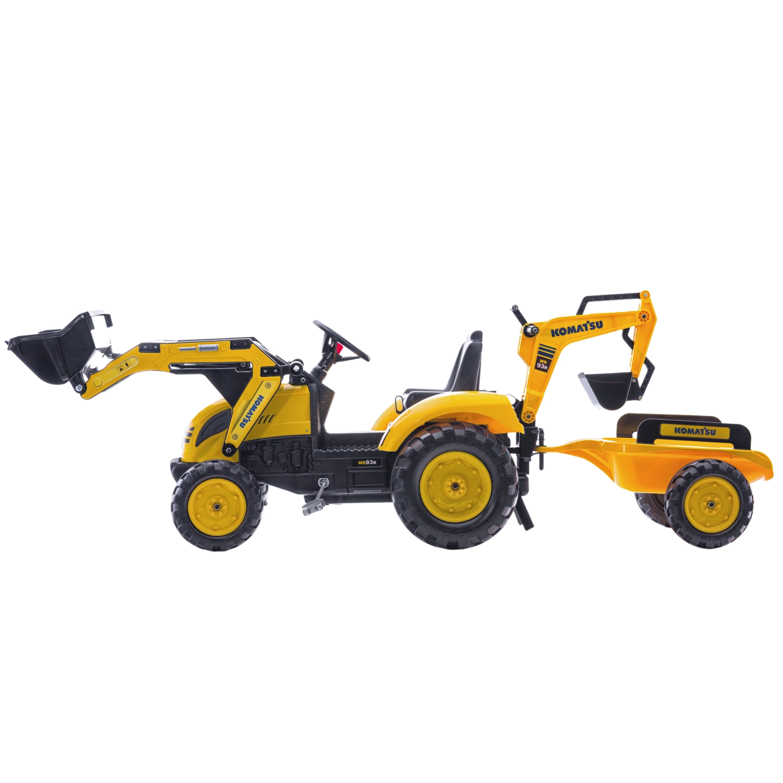 Traktor komatsu na pedały koparka łyżka przyczepka od 2 lat