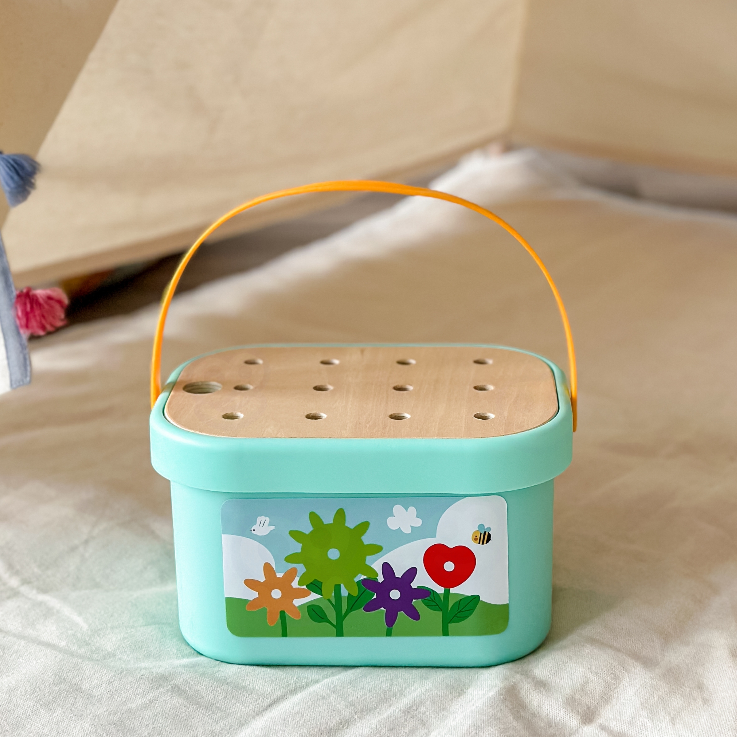 Konstrukcyjny box motoryczny montessori 12w1 fsc