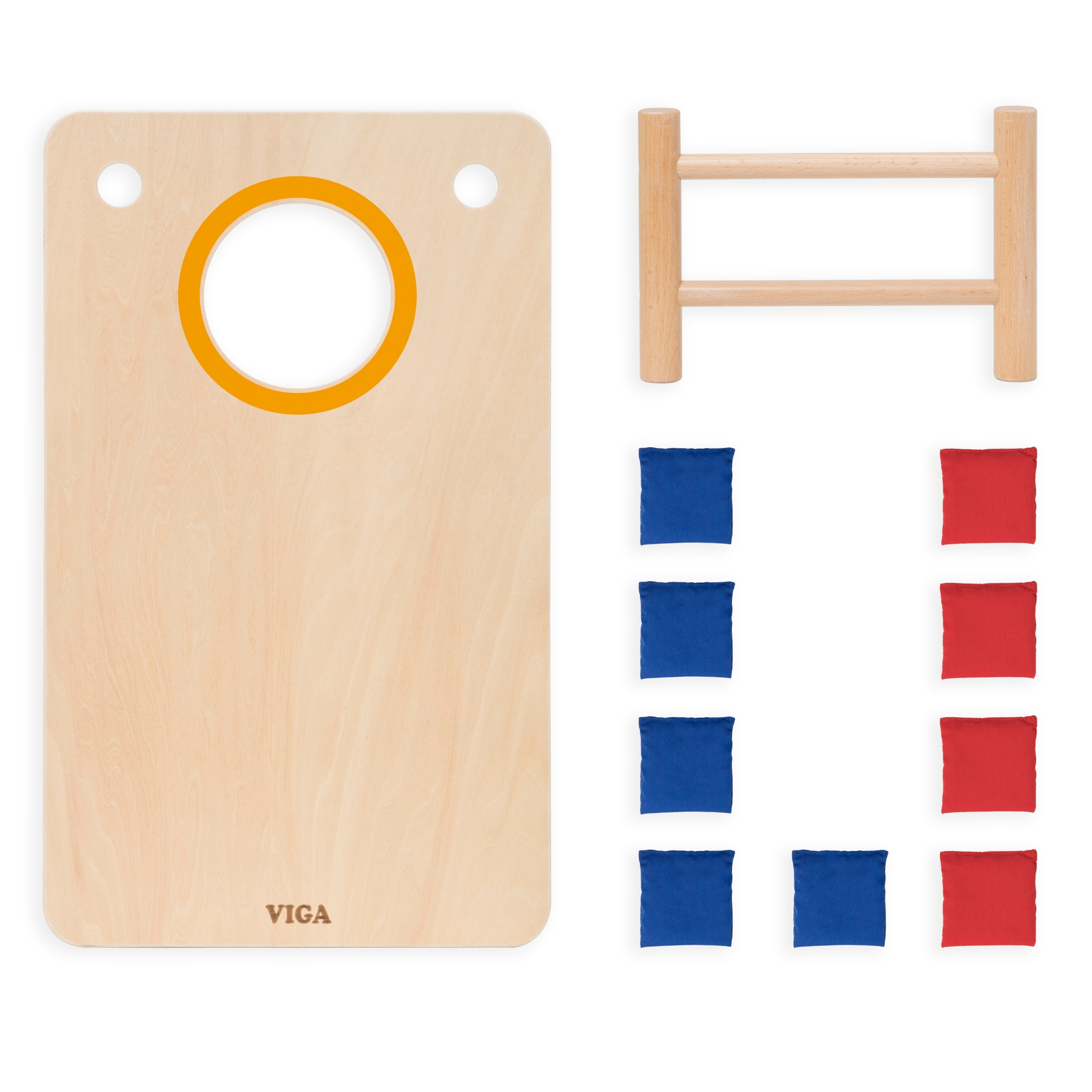 Gra zręcznościowa 2w1 kółko i krzyżyk + cornhole - rzut do celu