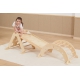 VIGA Drewniany Bujak Naturalny Montessori