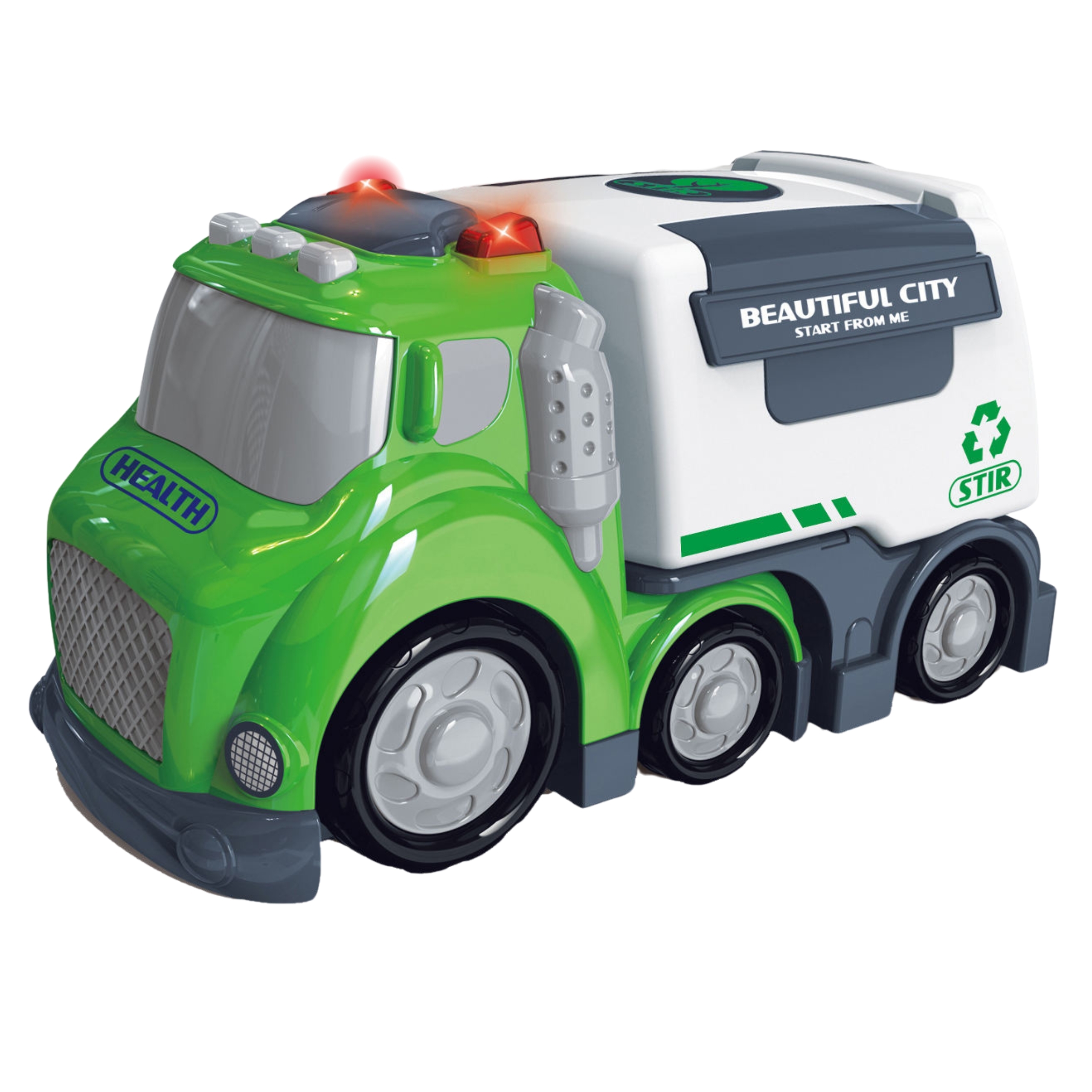 Śmieciarka city truck efekty dźwiękowe i świetlne