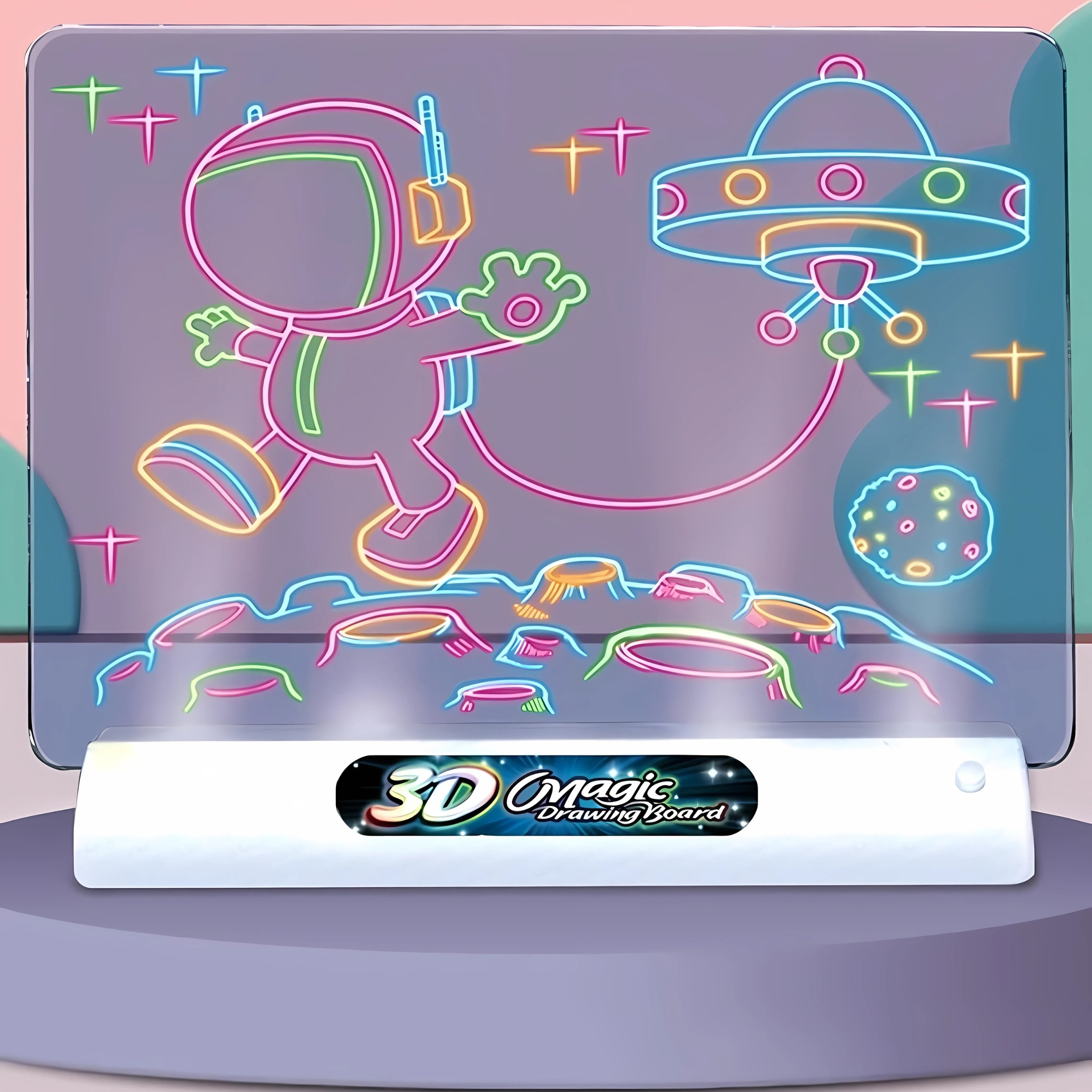 Magnetyczna tablica 3d podświetlenie led do rysowania
