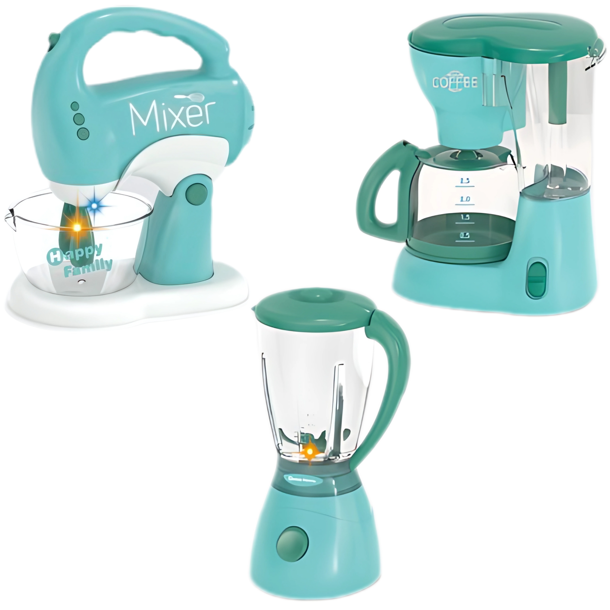 Zestaw agd dla dzieci 3w1 mikser blender robot kuchenny