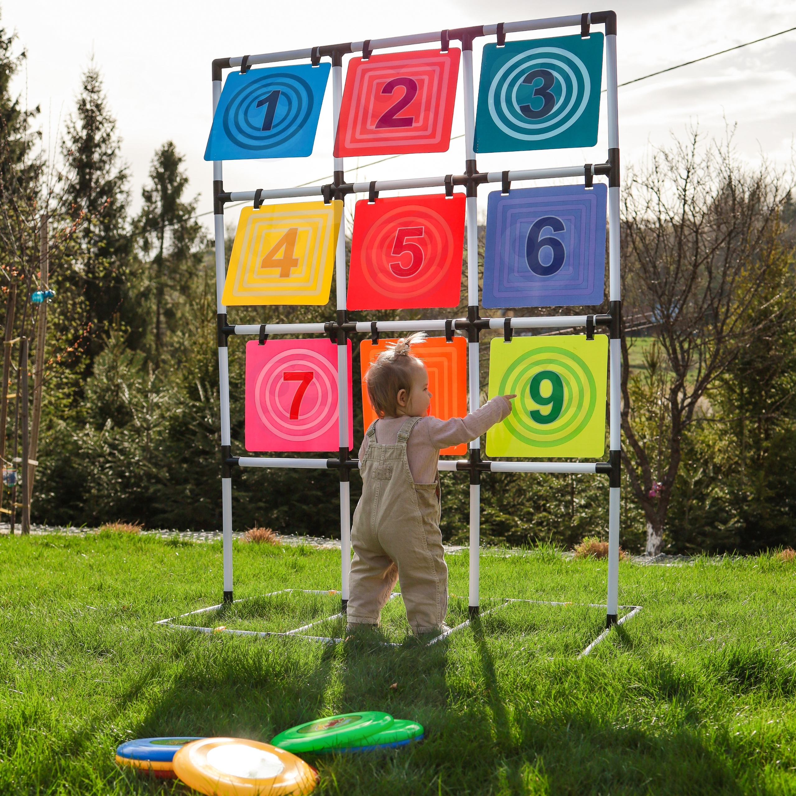 Frisbee xxl gra zręcznościowa rzut do celu