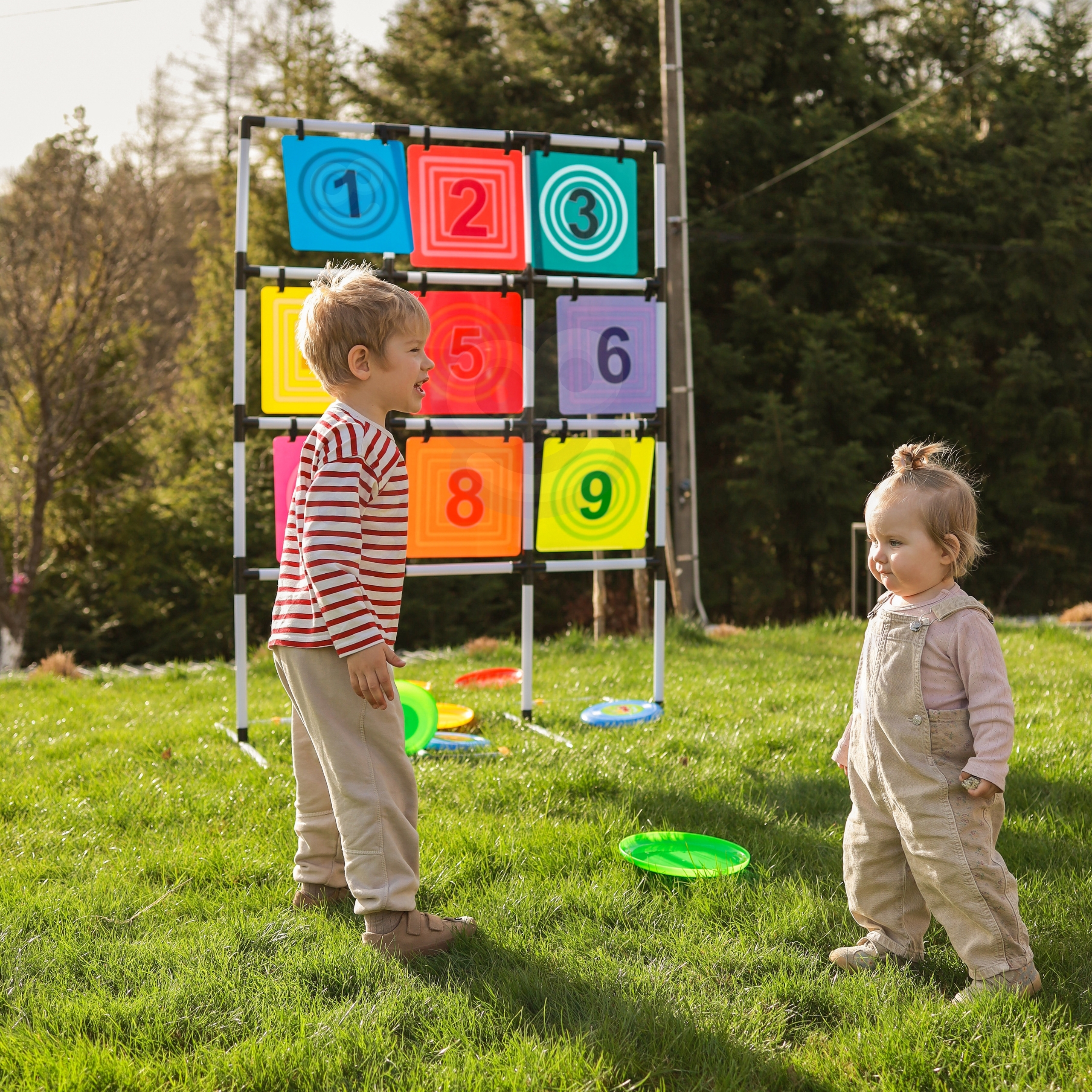 Frisbee xxl gra zręcznościowa rzut do celu