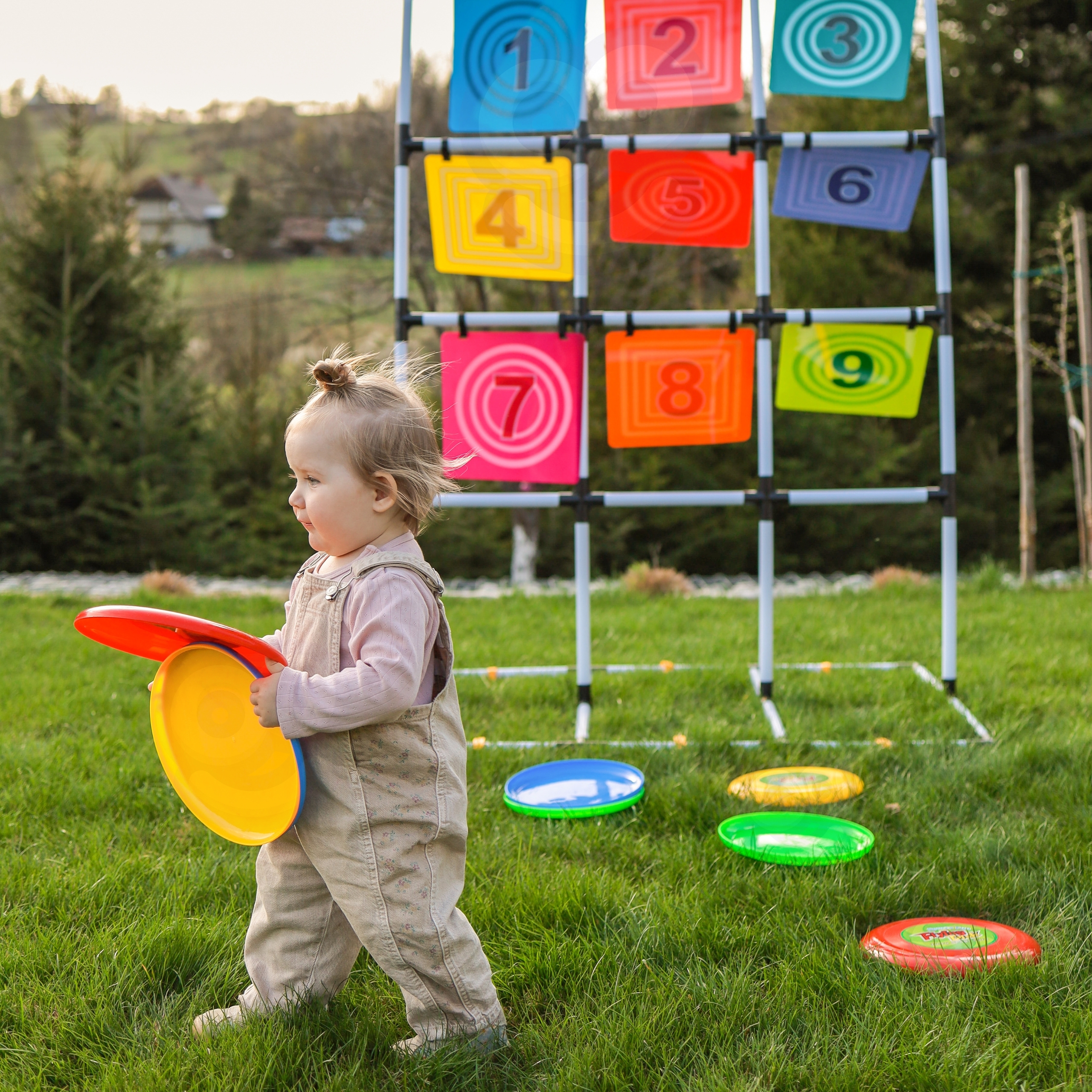 Frisbee xxl gra zręcznościowa rzut do celu