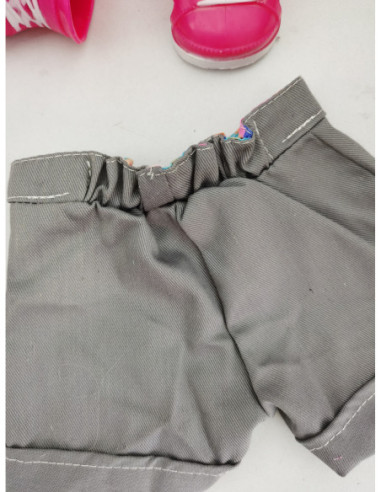 WOOPIE Kolorowe Ubranko dla Lalki Piesek Kurteczka Czapeczka 43-46 cm