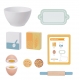 WOOPIE GREEN Drewniany Mikser Kuchenny Blender z Akcesoriami 11 el.