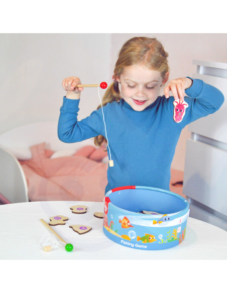 TOOKY TOY Gra Zręcznościowa Łowienie Rybek Wędkowanie