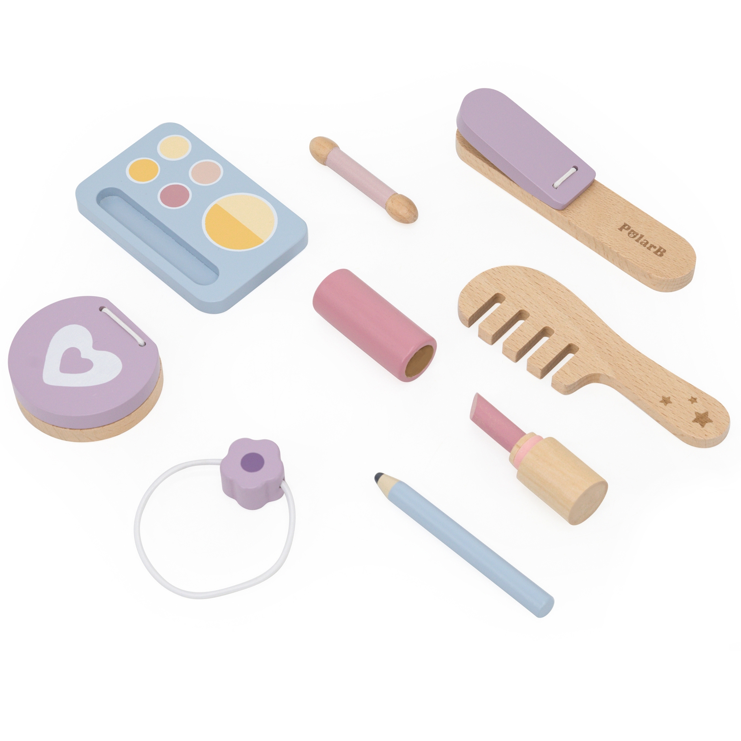 Drewniana toaletka z akcesoriami kącik małej księżniczki - 3 z 5