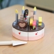 CLASSIC WORLD Drewniany Tort Urodzinowy 19el.