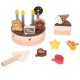 CLASSIC WORLD Drewniany Tort Urodzinowy 19el.