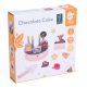 CLASSIC WORLD Drewniany Tort Urodzinowy 19el.